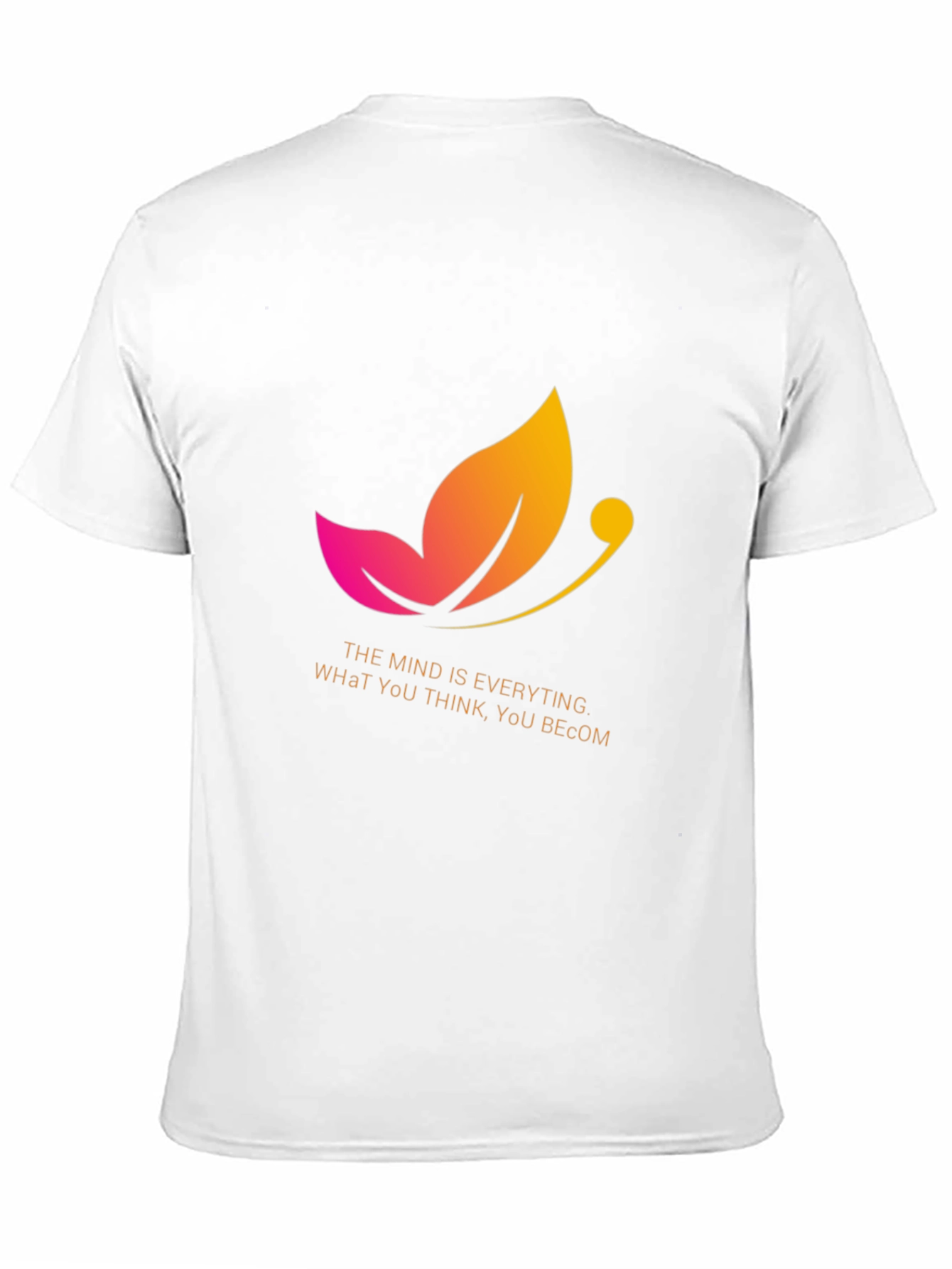 Mindset Graphic Tee: Inspirational Butterfly Design