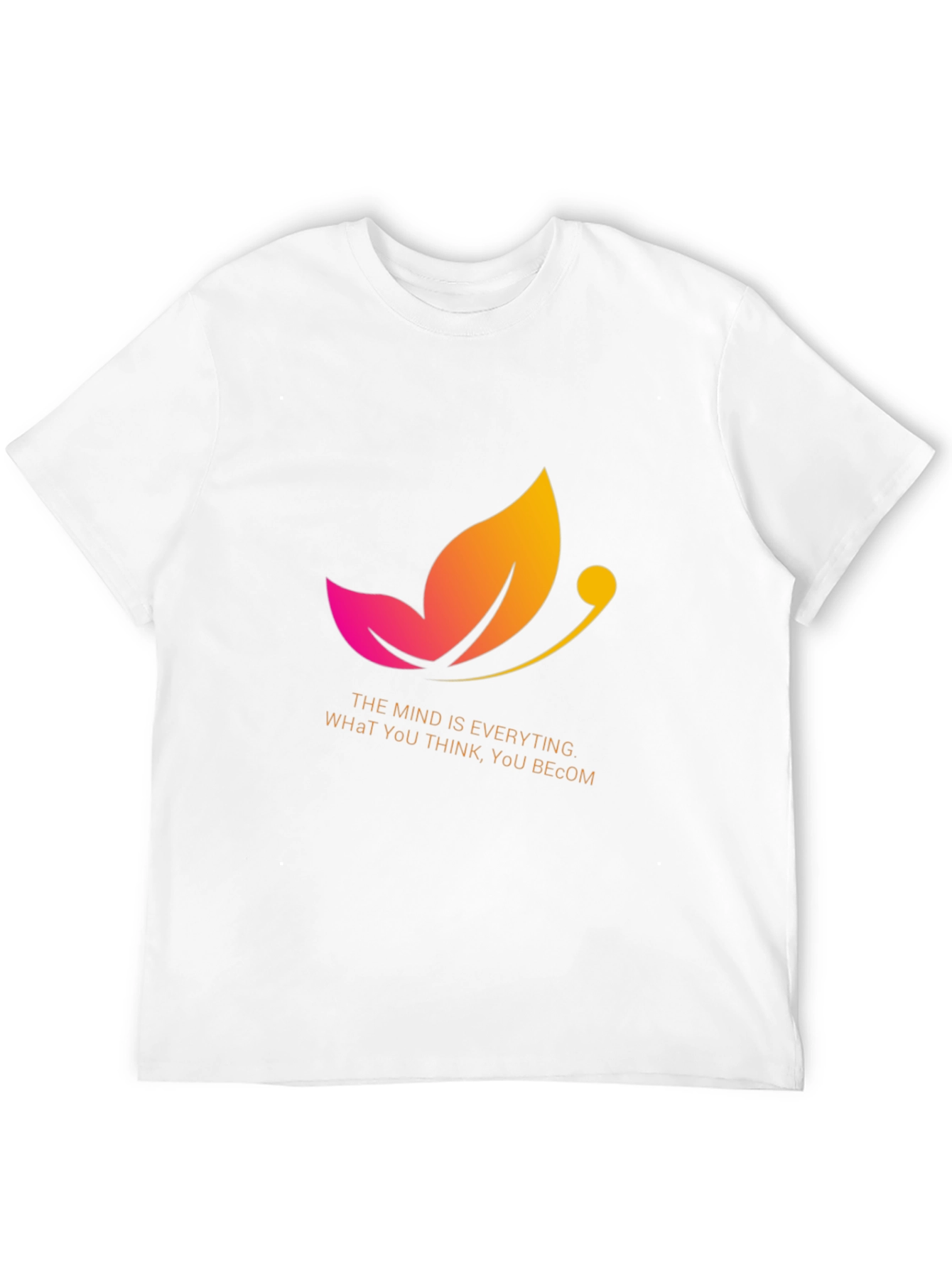 Mindset Graphic Tee: Inspirational Butterfly Design