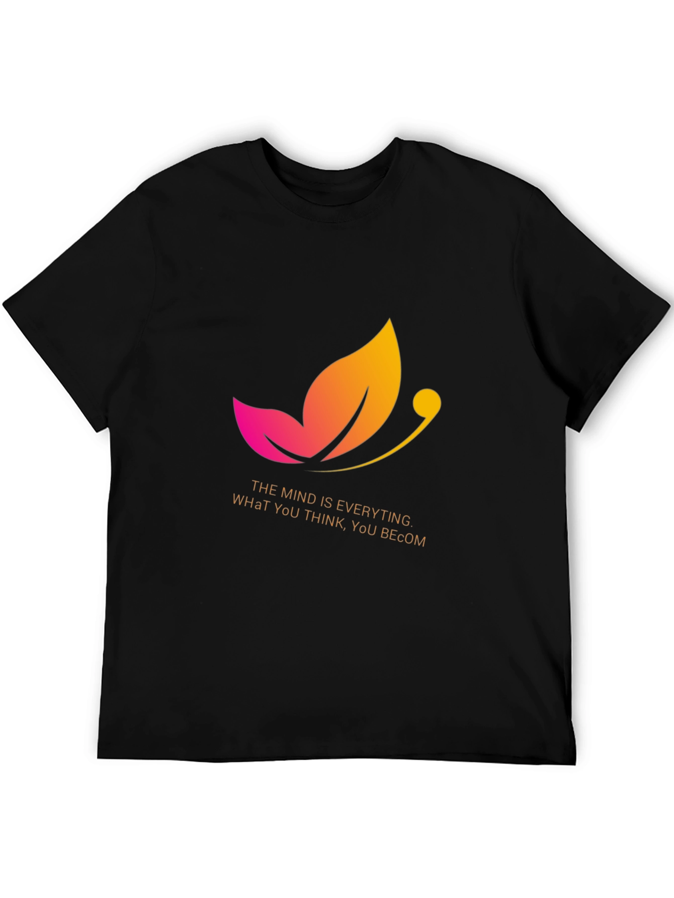 Mindset Graphic Tee: Inspirational Butterfly Design