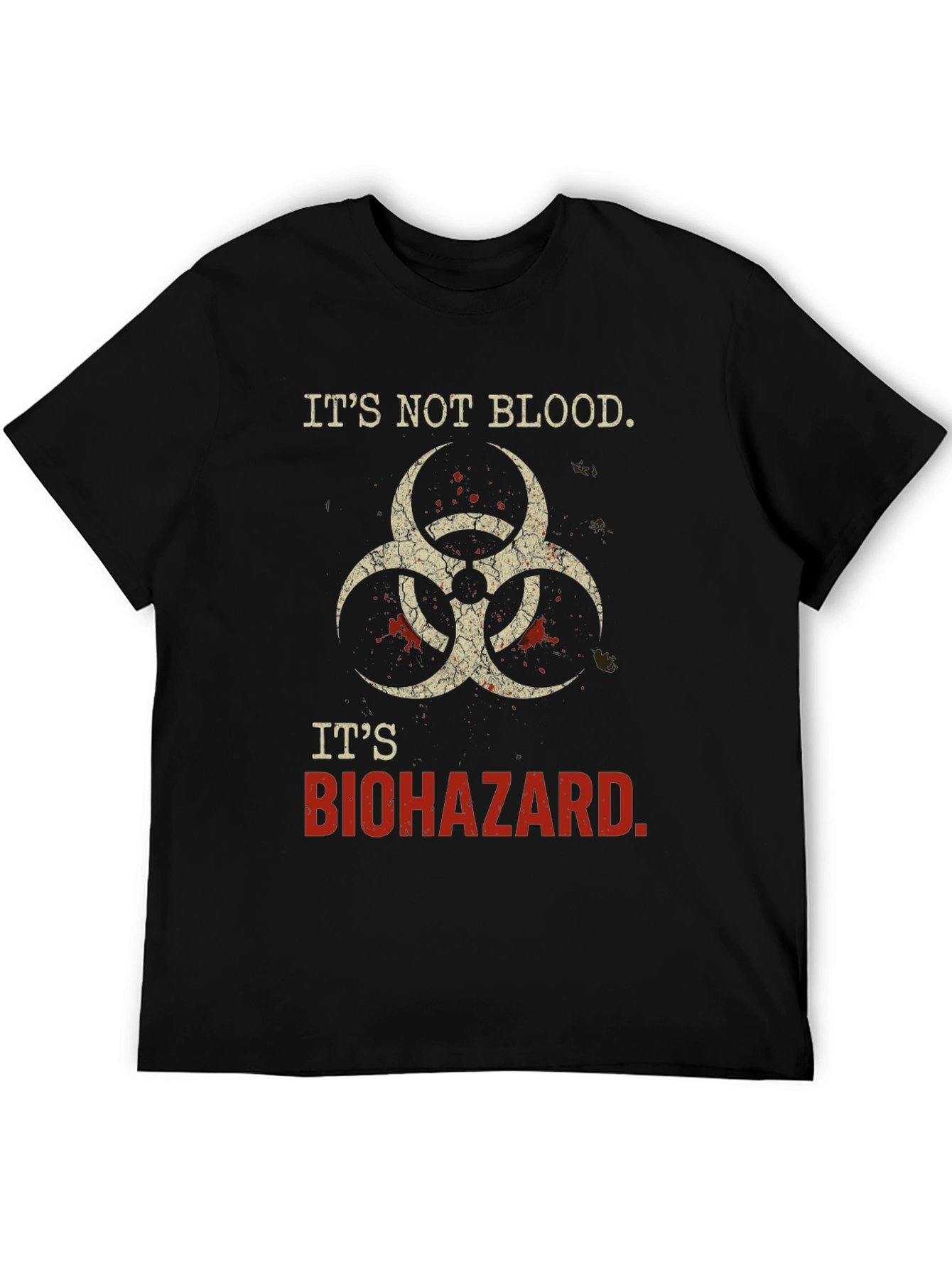 Biohazard Graphic Print T-Shirt