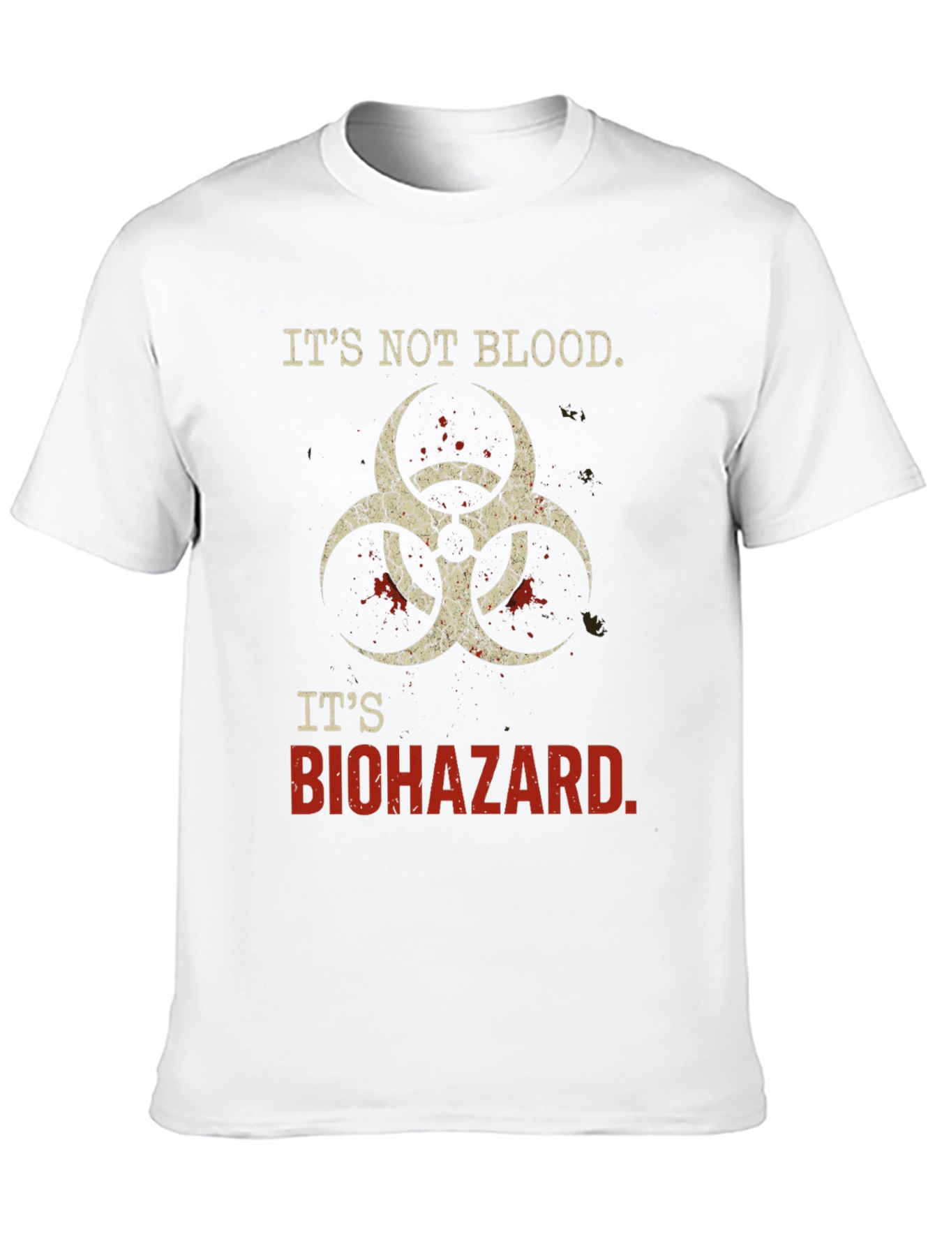 Biohazard Graphic Print T-Shirt