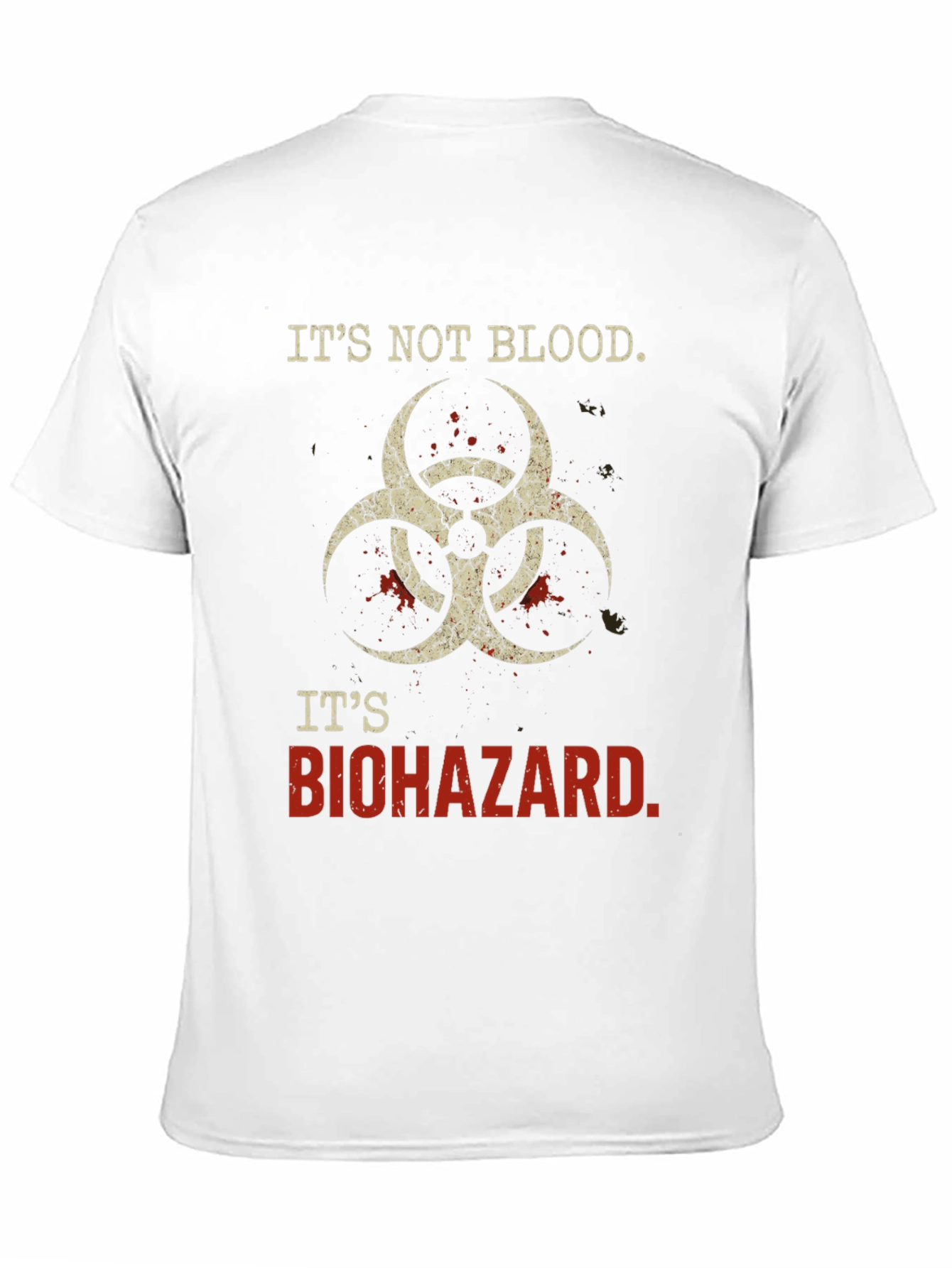 Biohazard Graphic Print T-Shirt