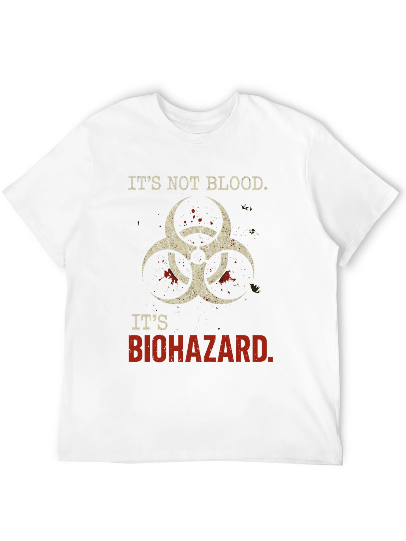 Biohazard Graphic Print T-Shirt
