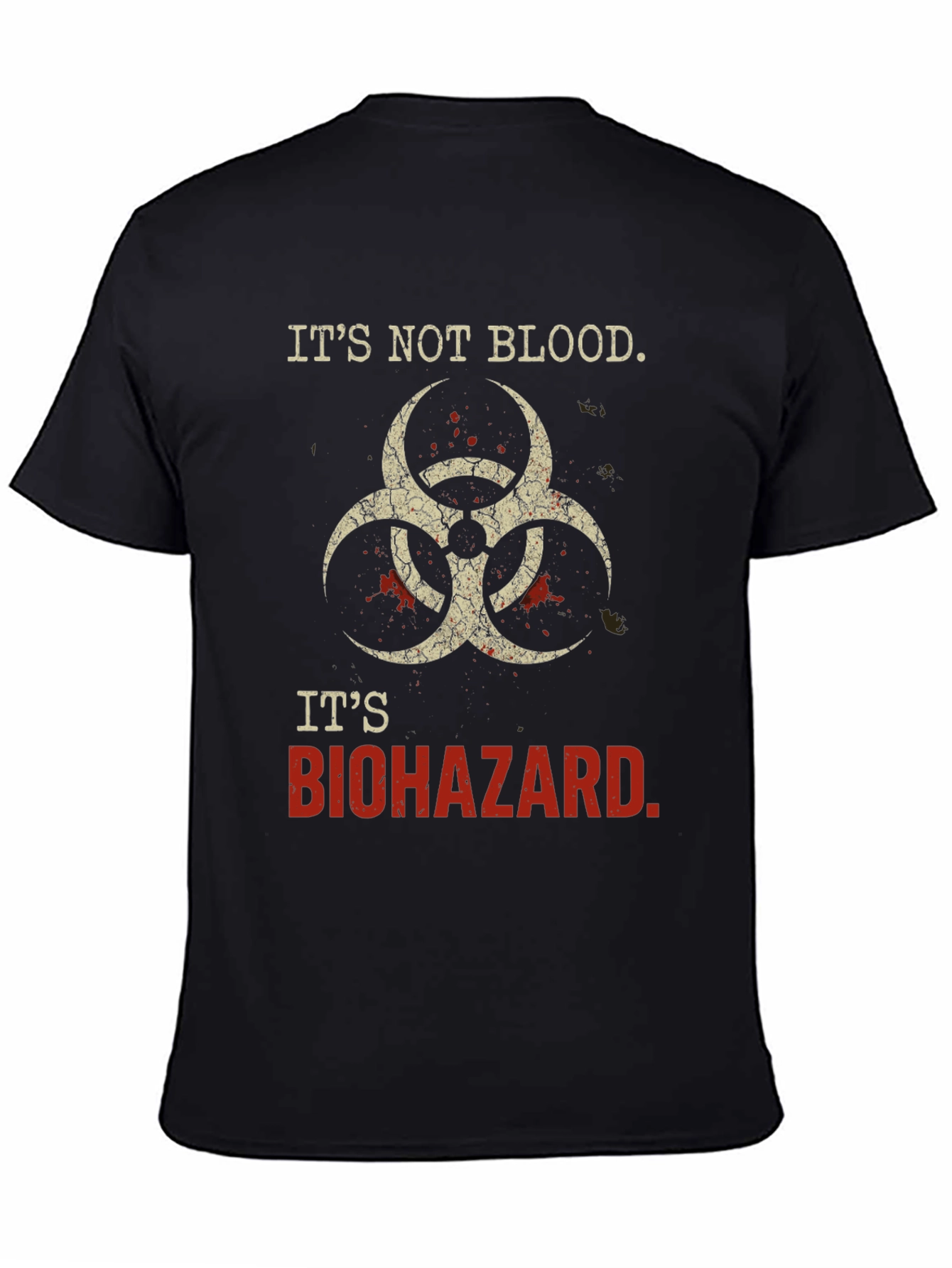 Biohazard Graphic Print T-Shirt