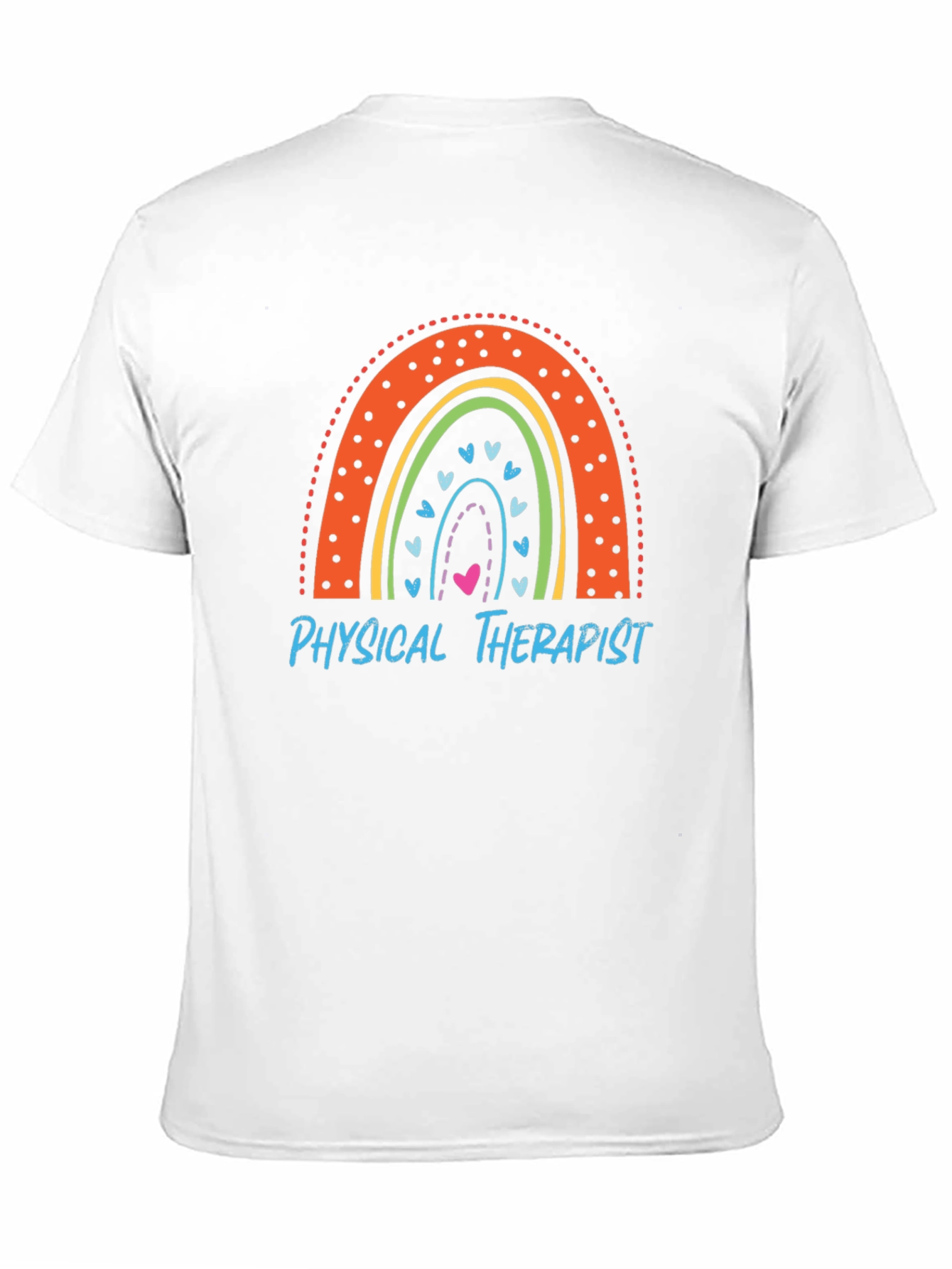 Physical Therapist Rainbow Graphic Tee