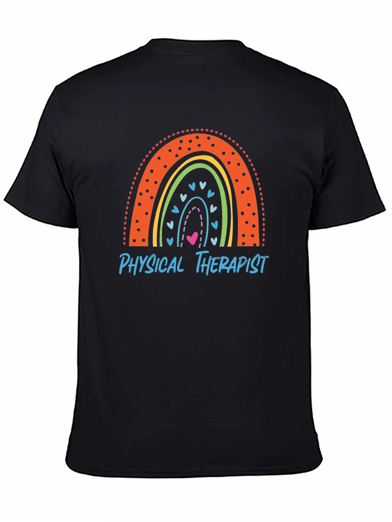 Physical Therapist Rainbow Graphic Tee