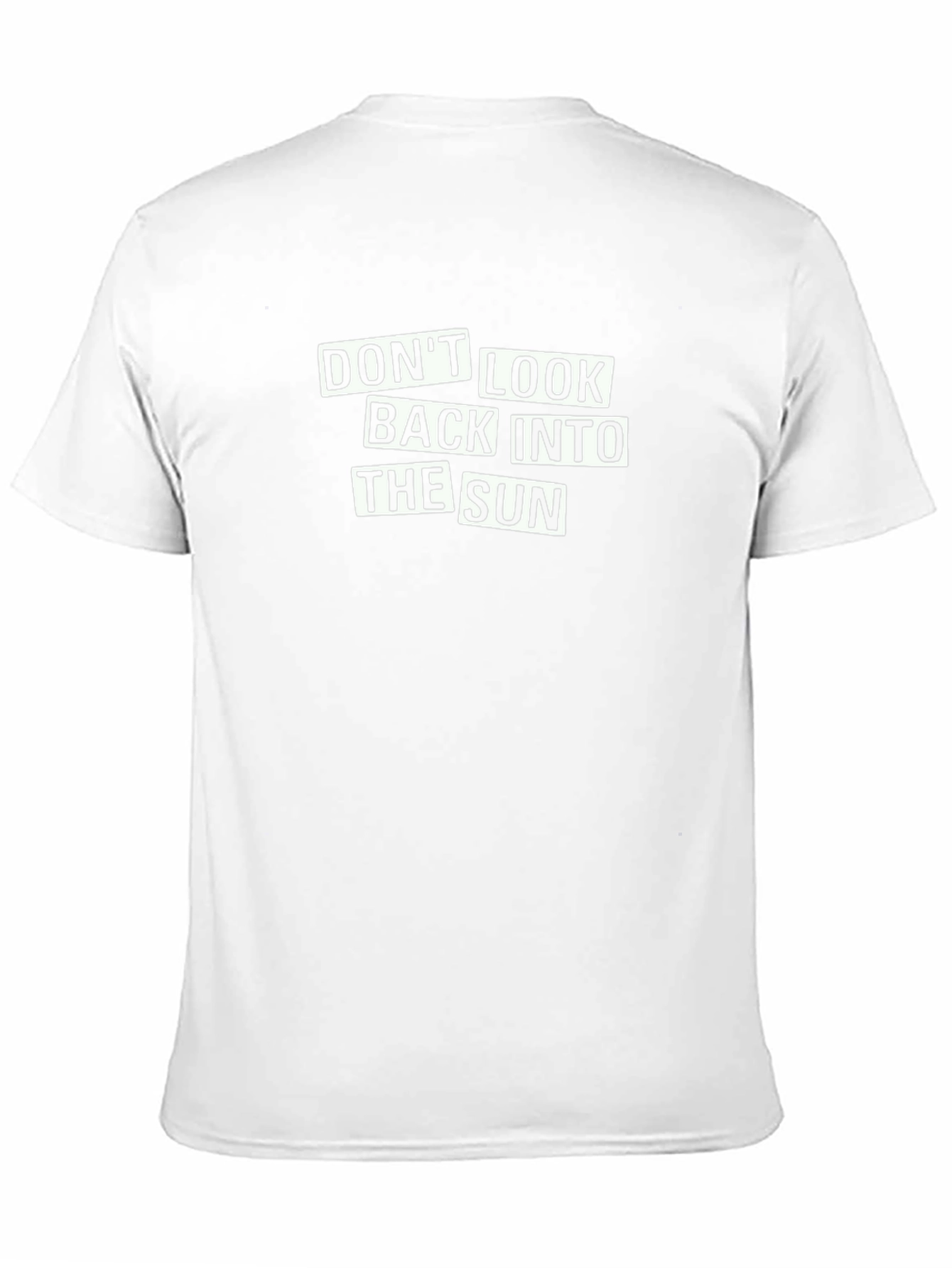 Dont Look Back T-Shirt - Black Graphic Tee