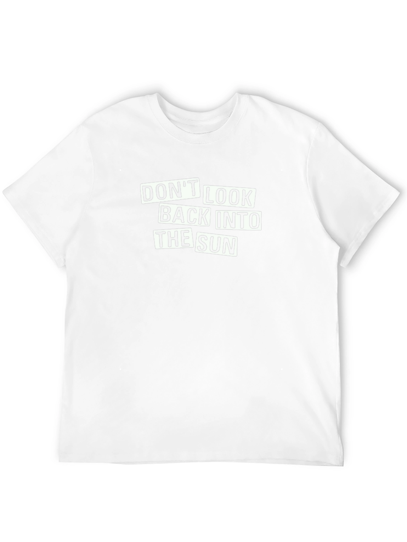 Dont Look Back T-Shirt - Black Graphic Tee