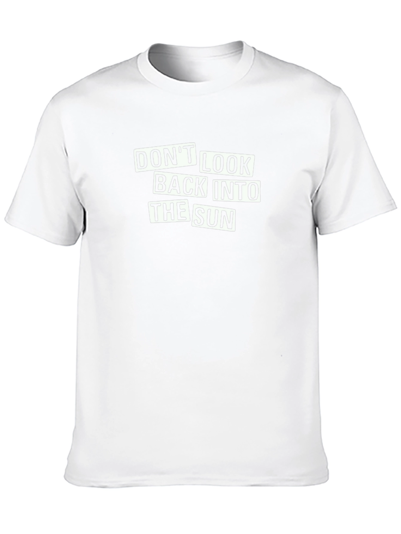 Dont Look Back T-Shirt - Black Graphic Tee