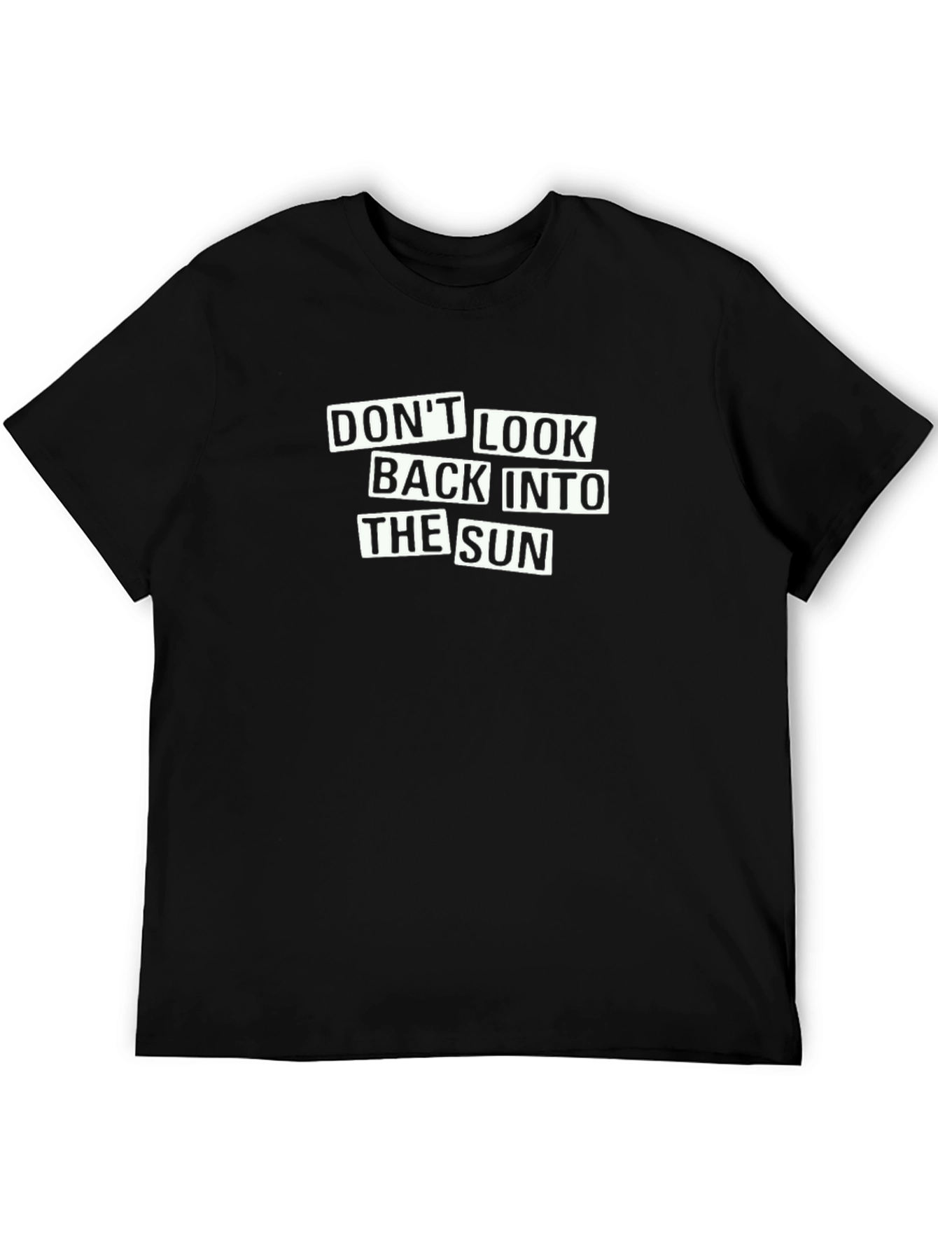 Dont Look Back T-Shirt - Black Graphic Tee