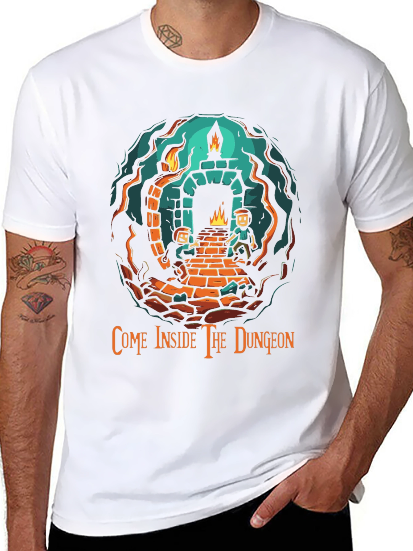 Come Inside The Dungeon Graphic Tee