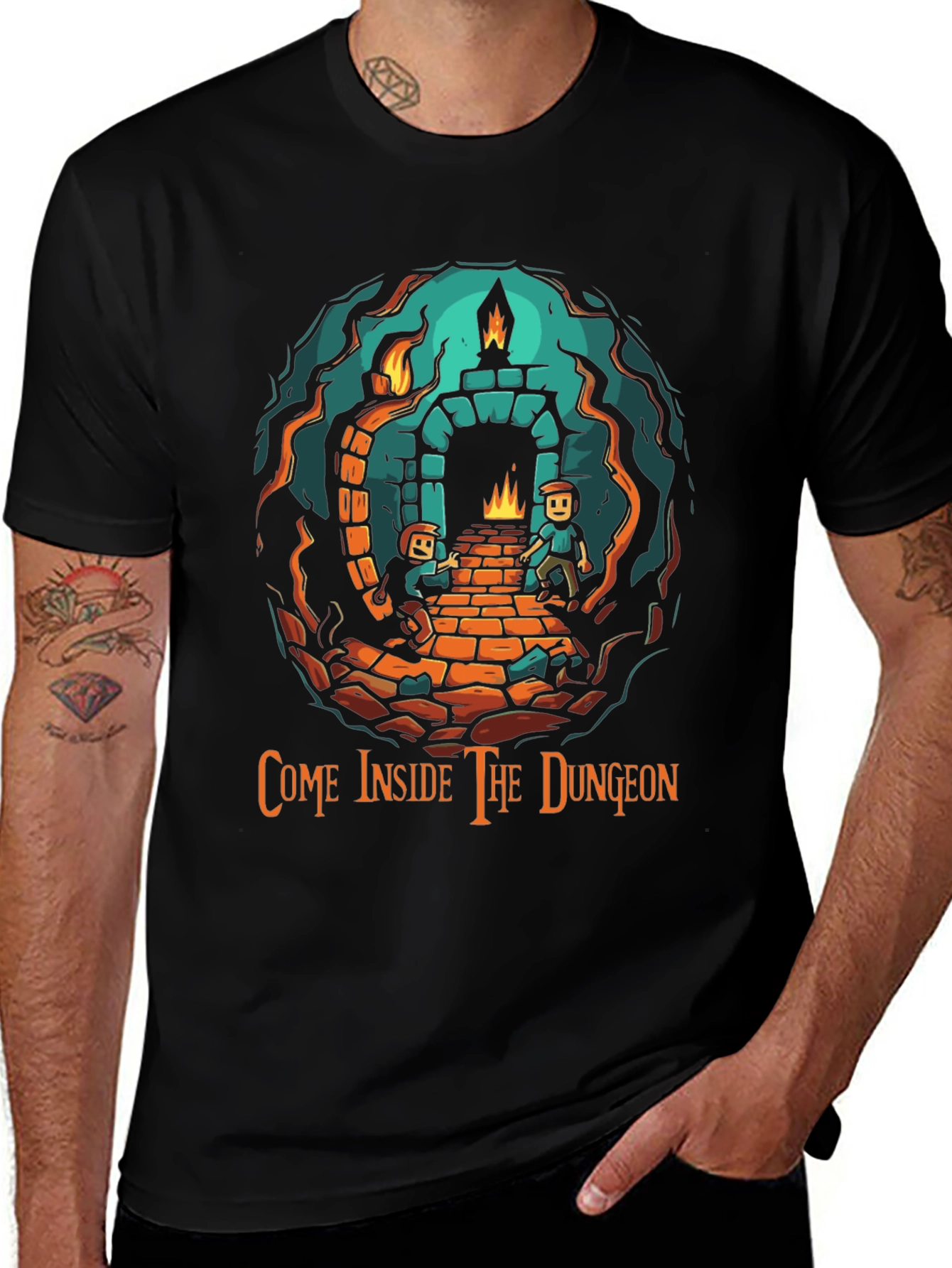 Come Inside The Dungeon Graphic Tee