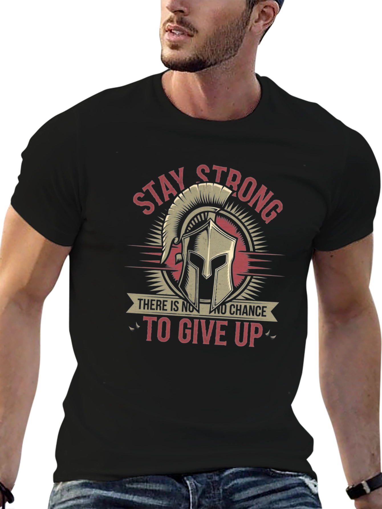 Stay Strong Spartan Graphic Tee