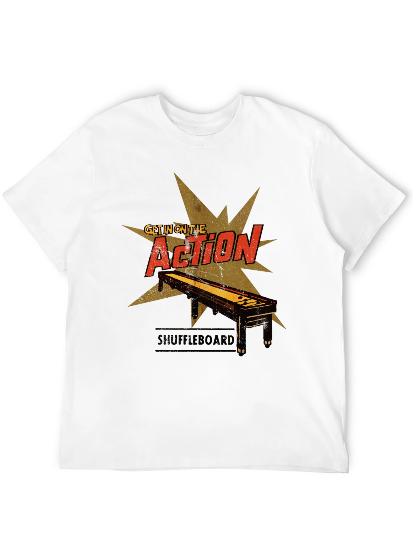 Shuffleboard Action Graphic T-Shirt