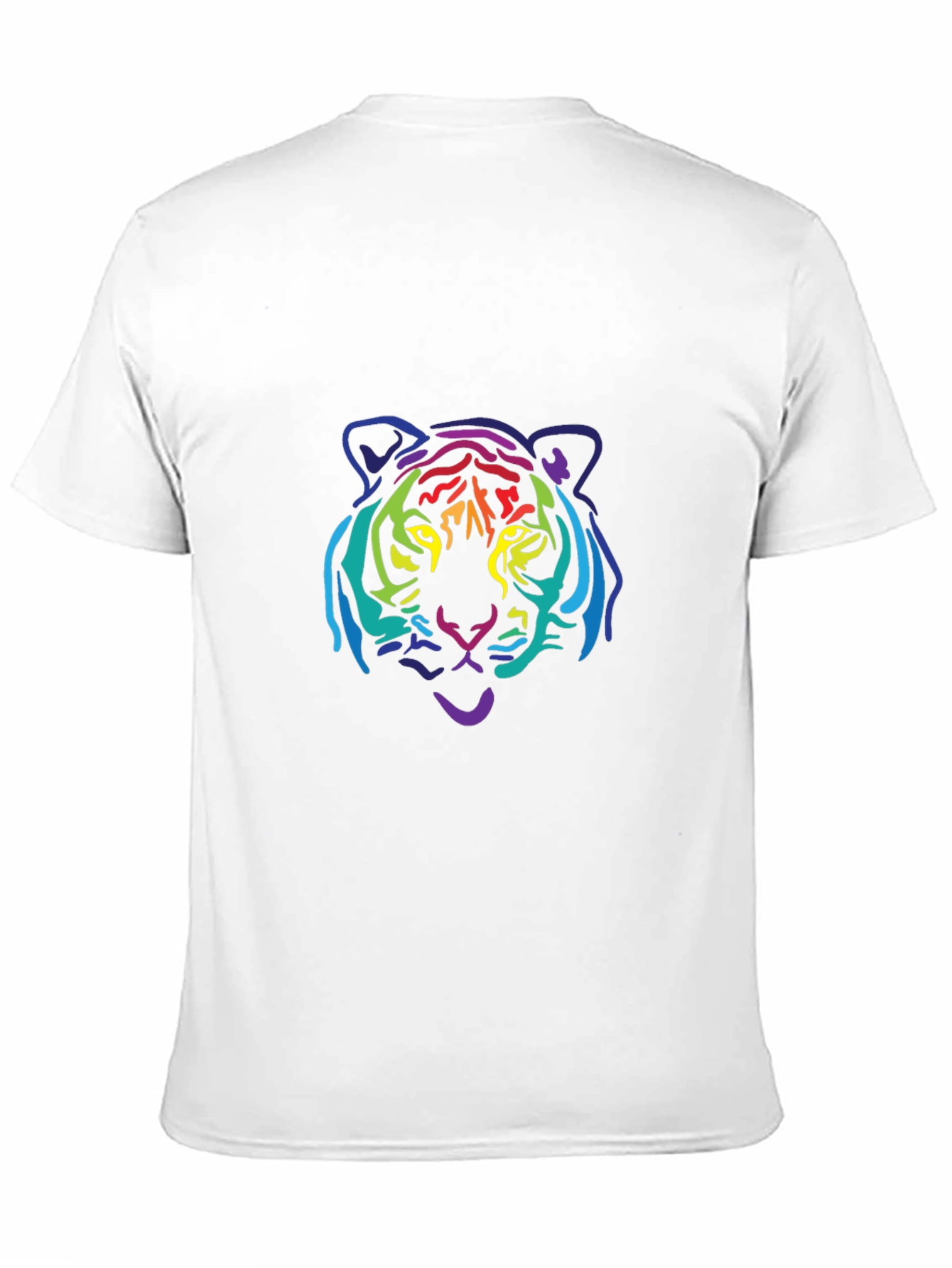 Rainbow Tiger Graphic Tee - Black