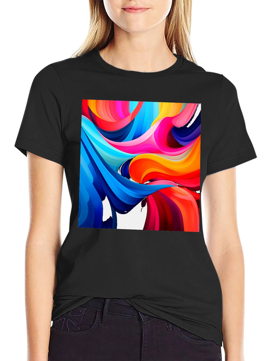 Abstract Art Graphic Print T-Shirt
