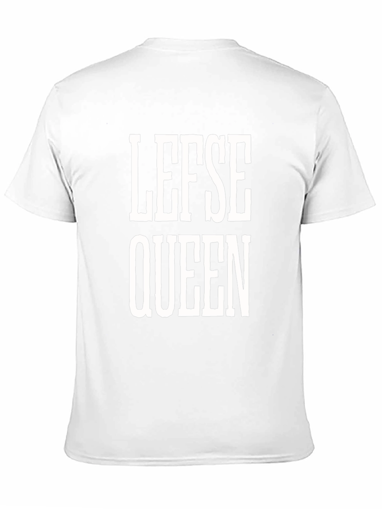 Lefse Queen Graphic T-Shirt - Black Cotton Tee
