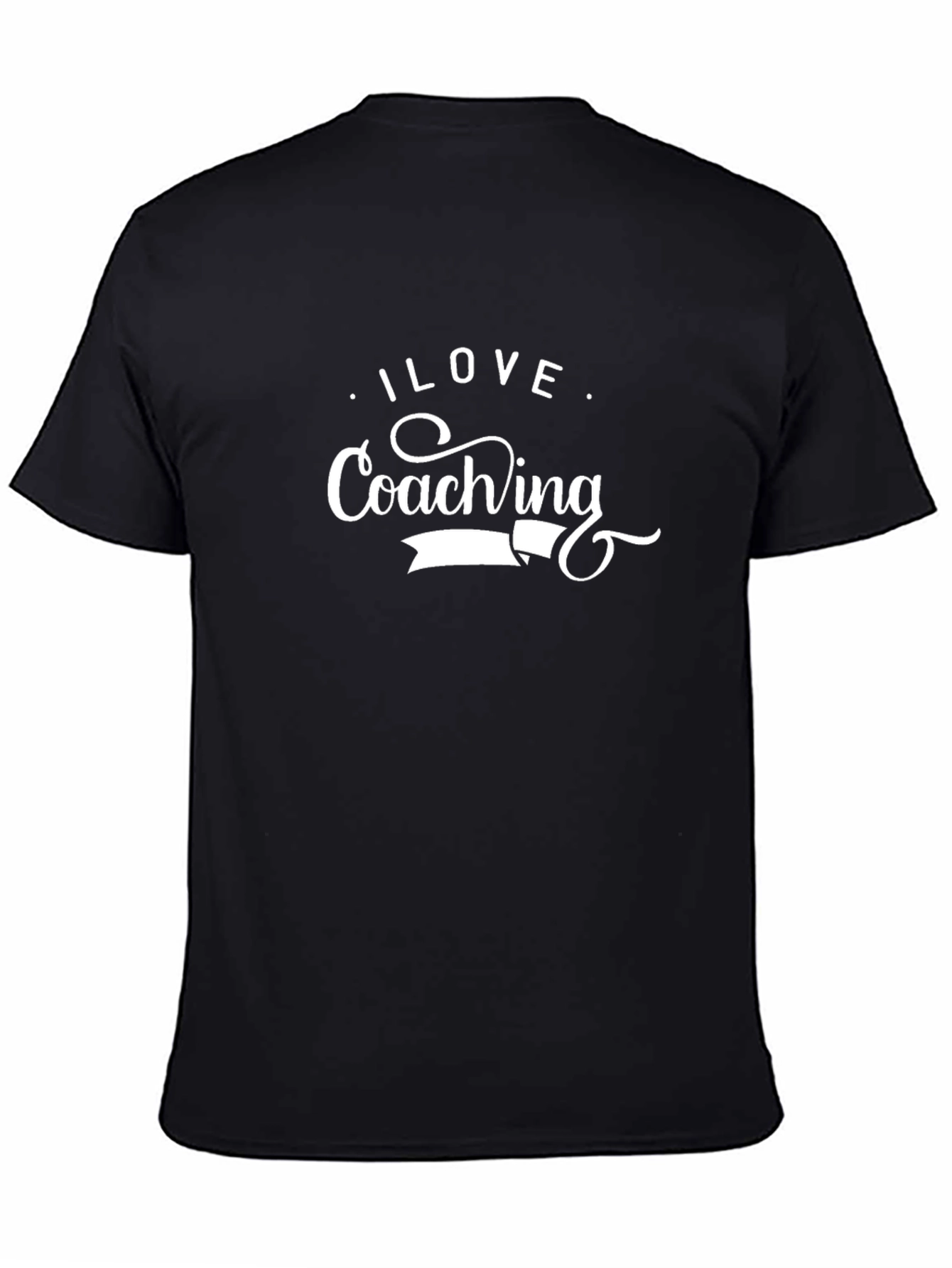I Love Coaching Black T-Shirt