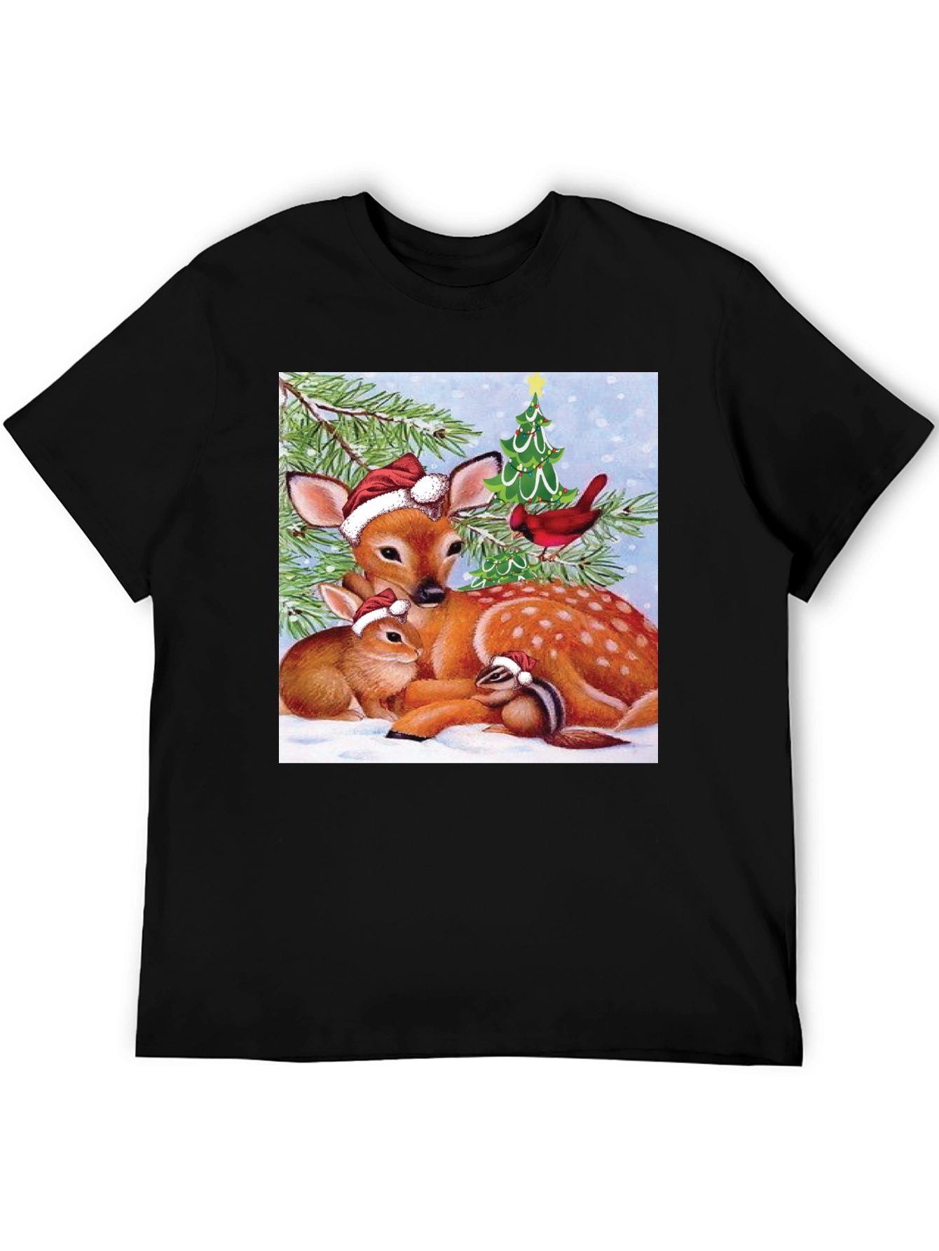 Festive Wildlife Graphic Tee