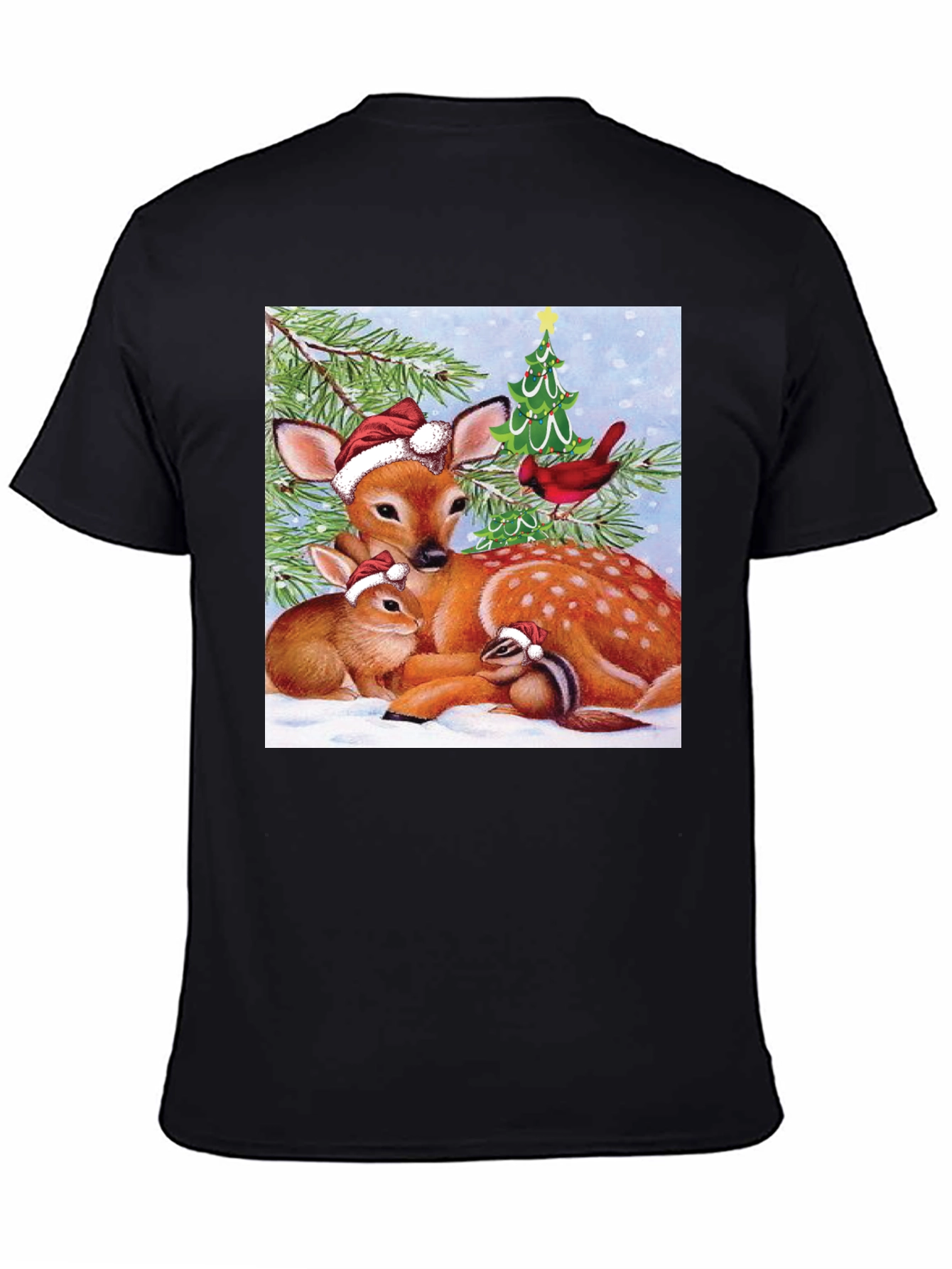 Festive Wildlife Graphic Tee