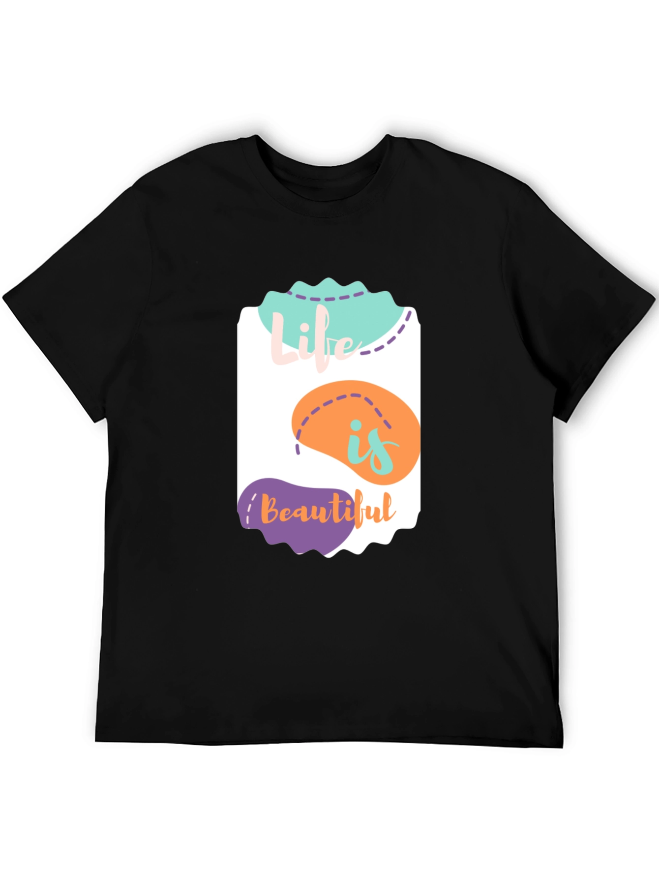 Life is Beautiful Graphic Tee - Stylish Comfort