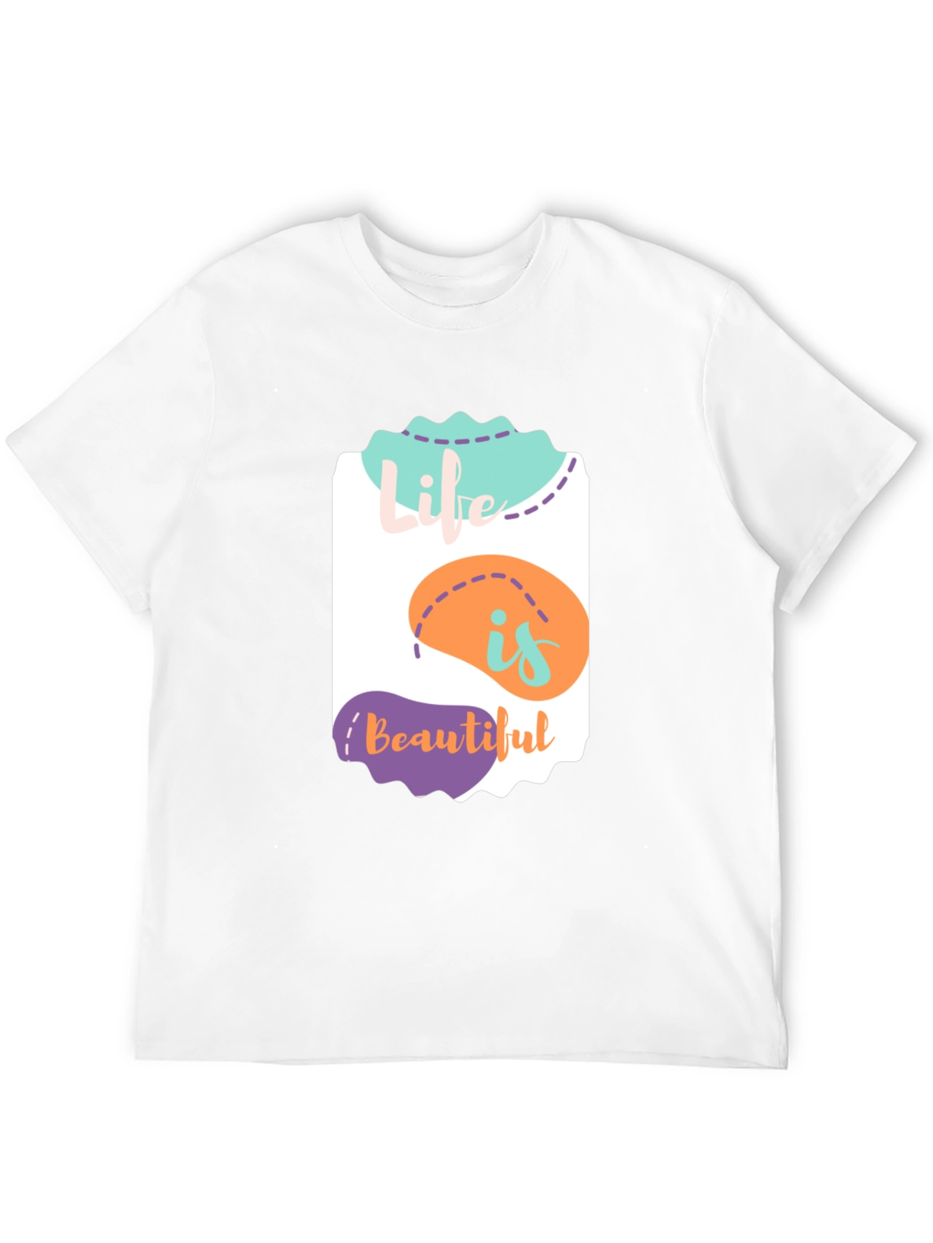 Life is Beautiful Graphic Tee - Stylish Comfort