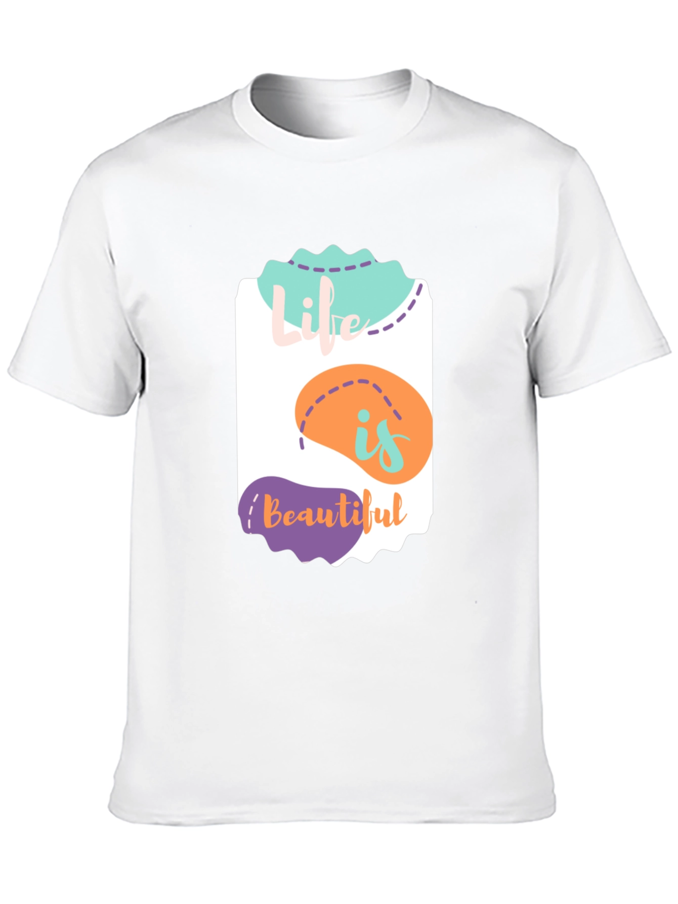 Life is Beautiful Graphic Tee - Stylish Comfort