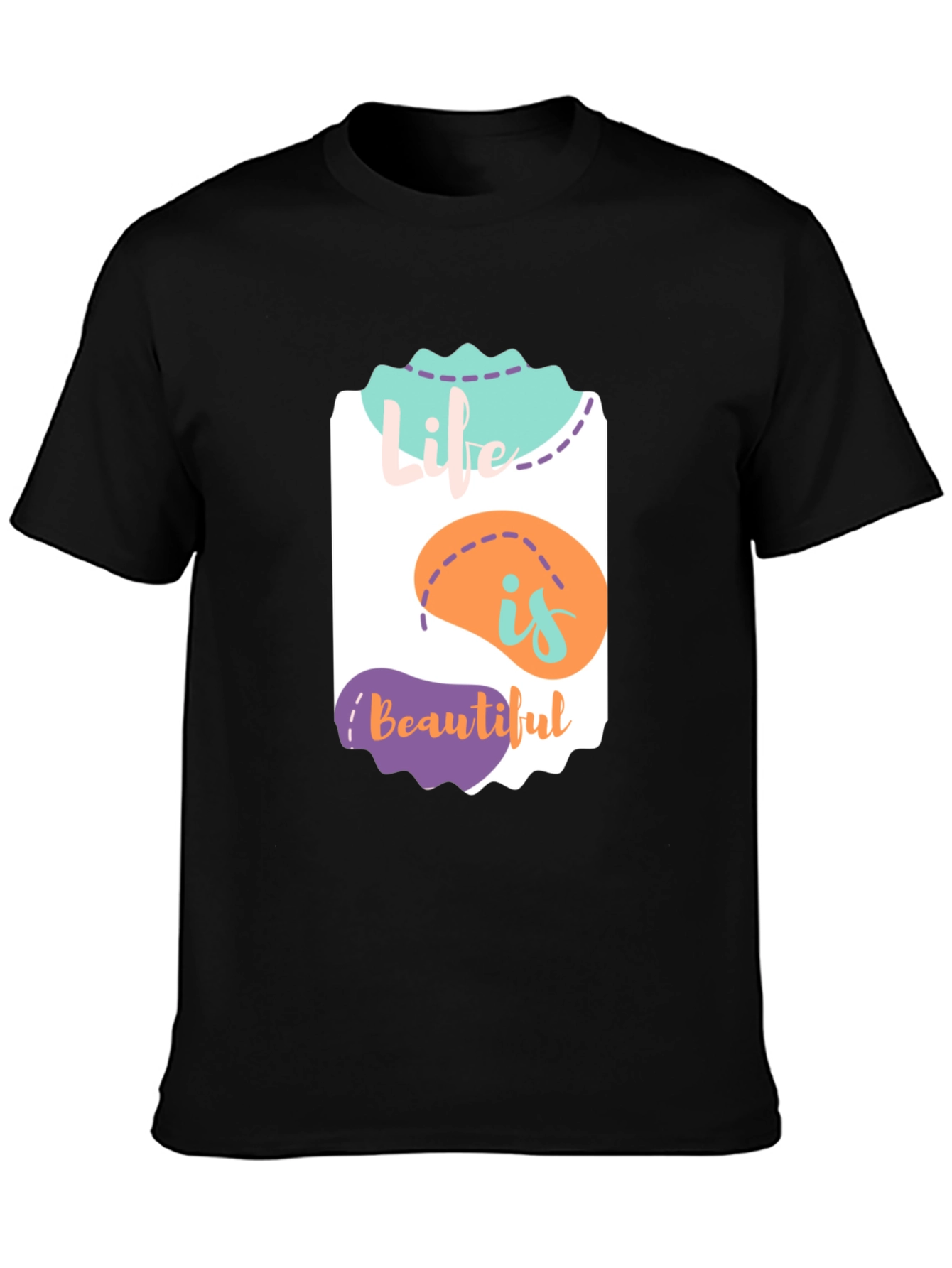 Life is Beautiful Graphic Tee - Stylish Comfort