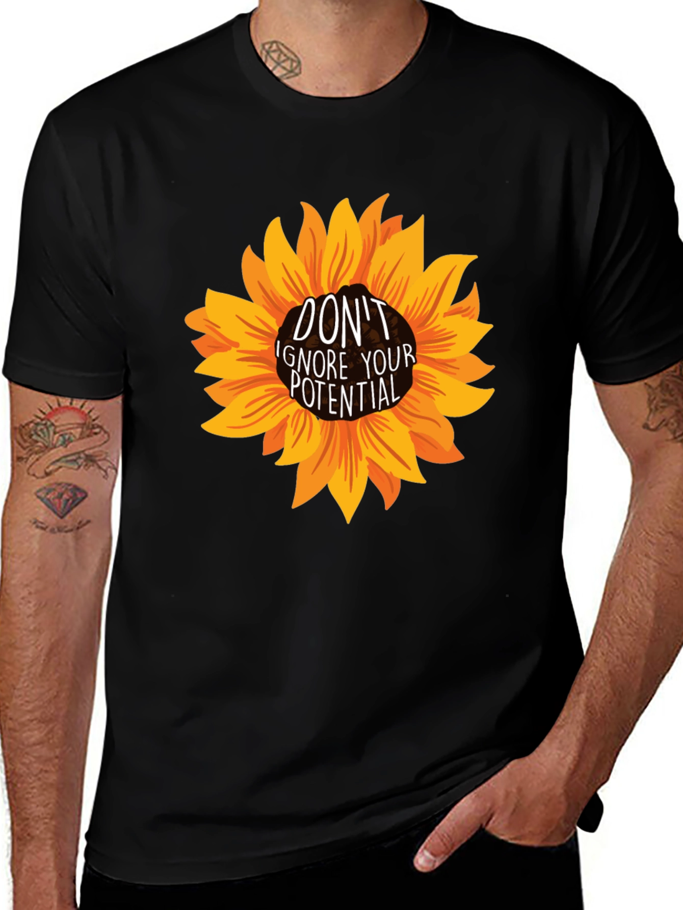 Sunflower Dont Ignore Your Potential Graphic Tee