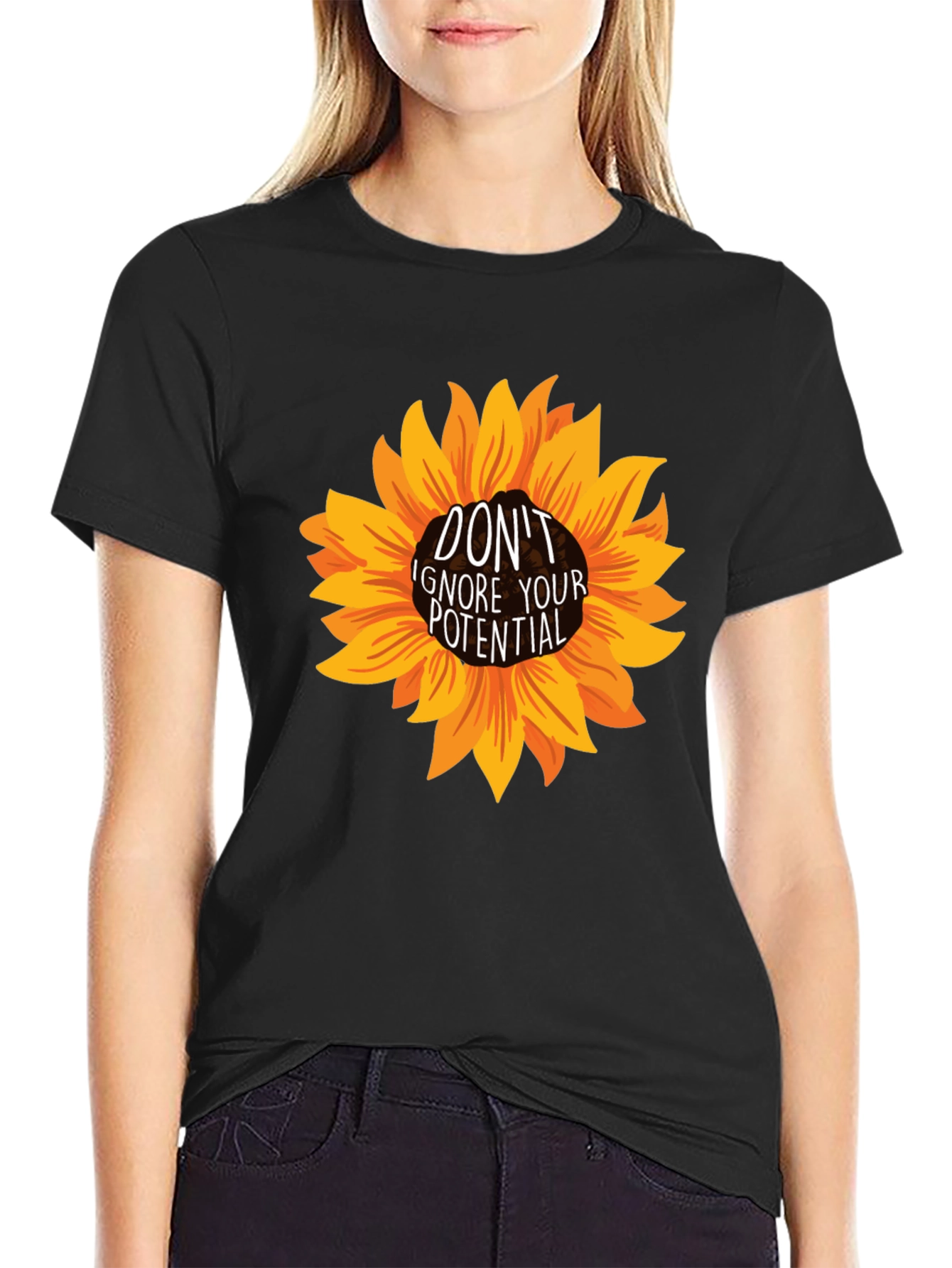 Sunflower Dont Ignore Your Potential Graphic Tee