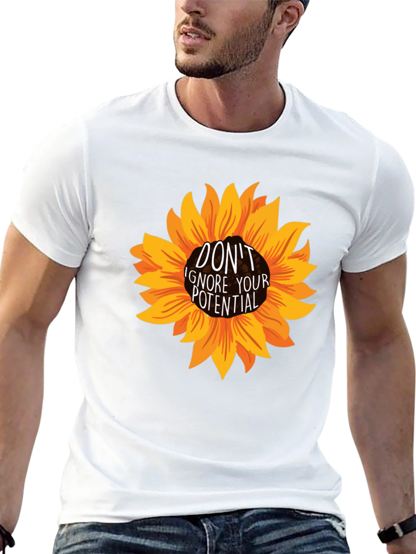 Sunflower Dont Ignore Your Potential Graphic Tee