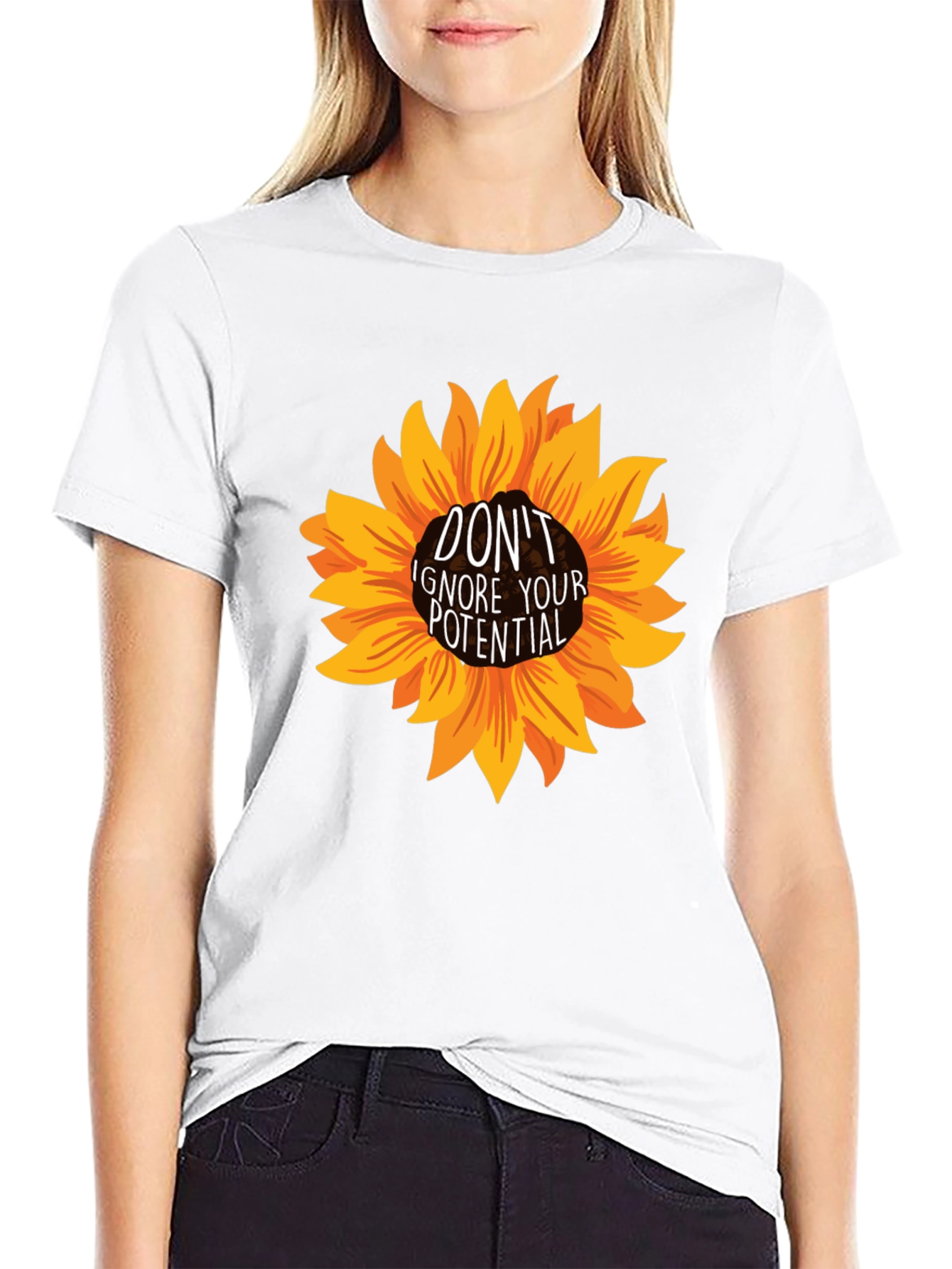 Sunflower Dont Ignore Your Potential Graphic Tee
