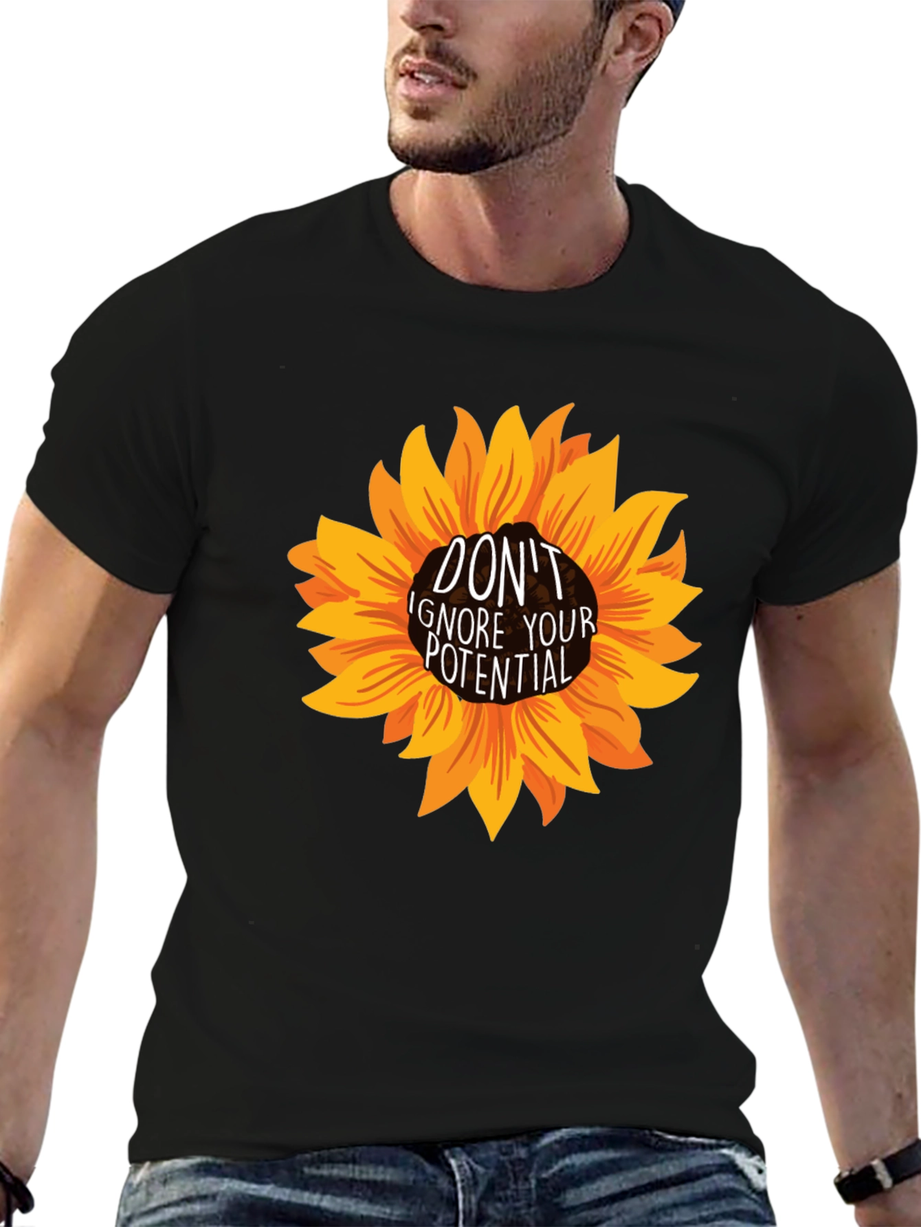 Sunflower Dont Ignore Your Potential Graphic Tee
