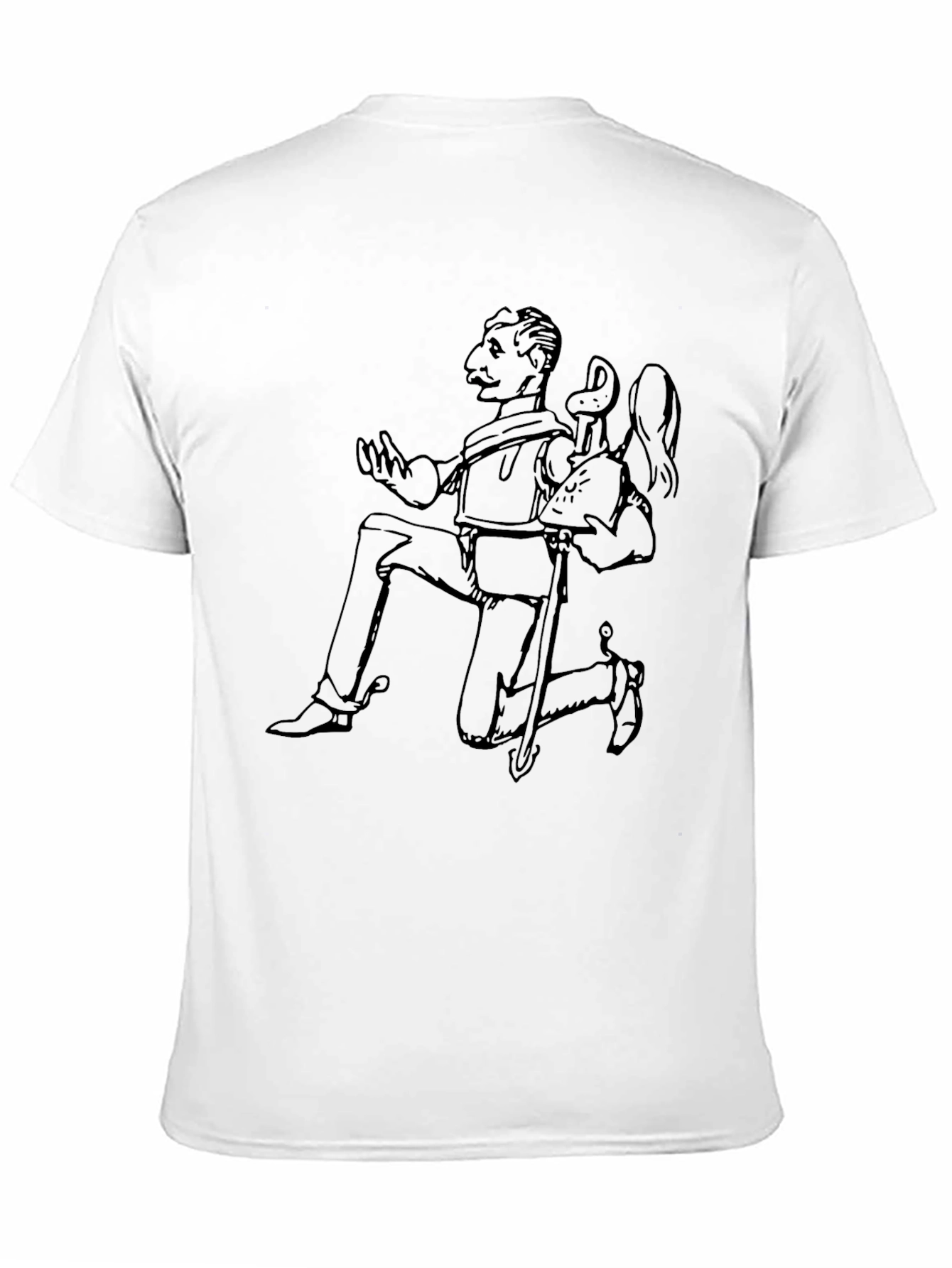 Quixotic Black Graphic Tee