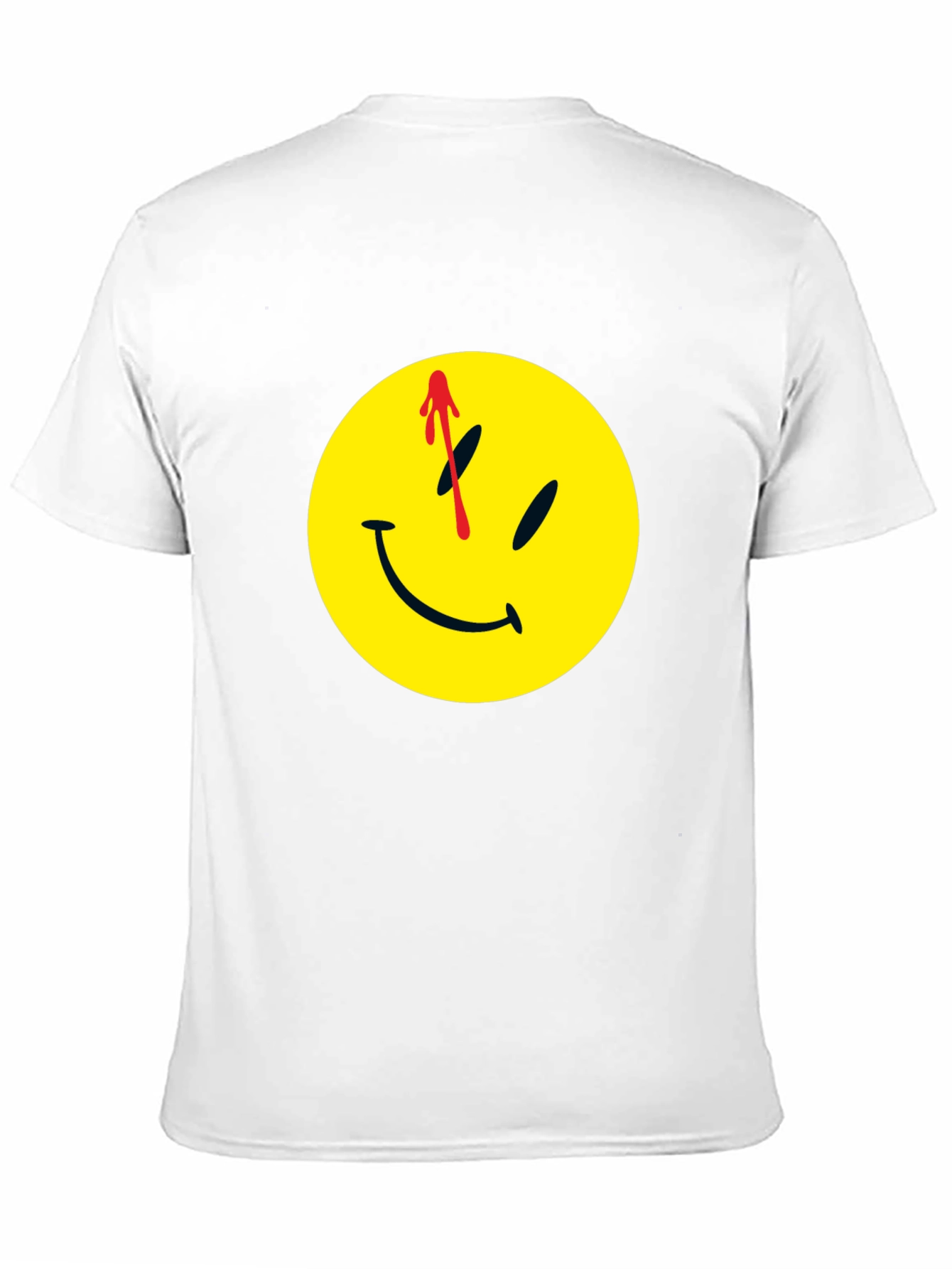 Watchmen Smiley Face Black T-Shirt