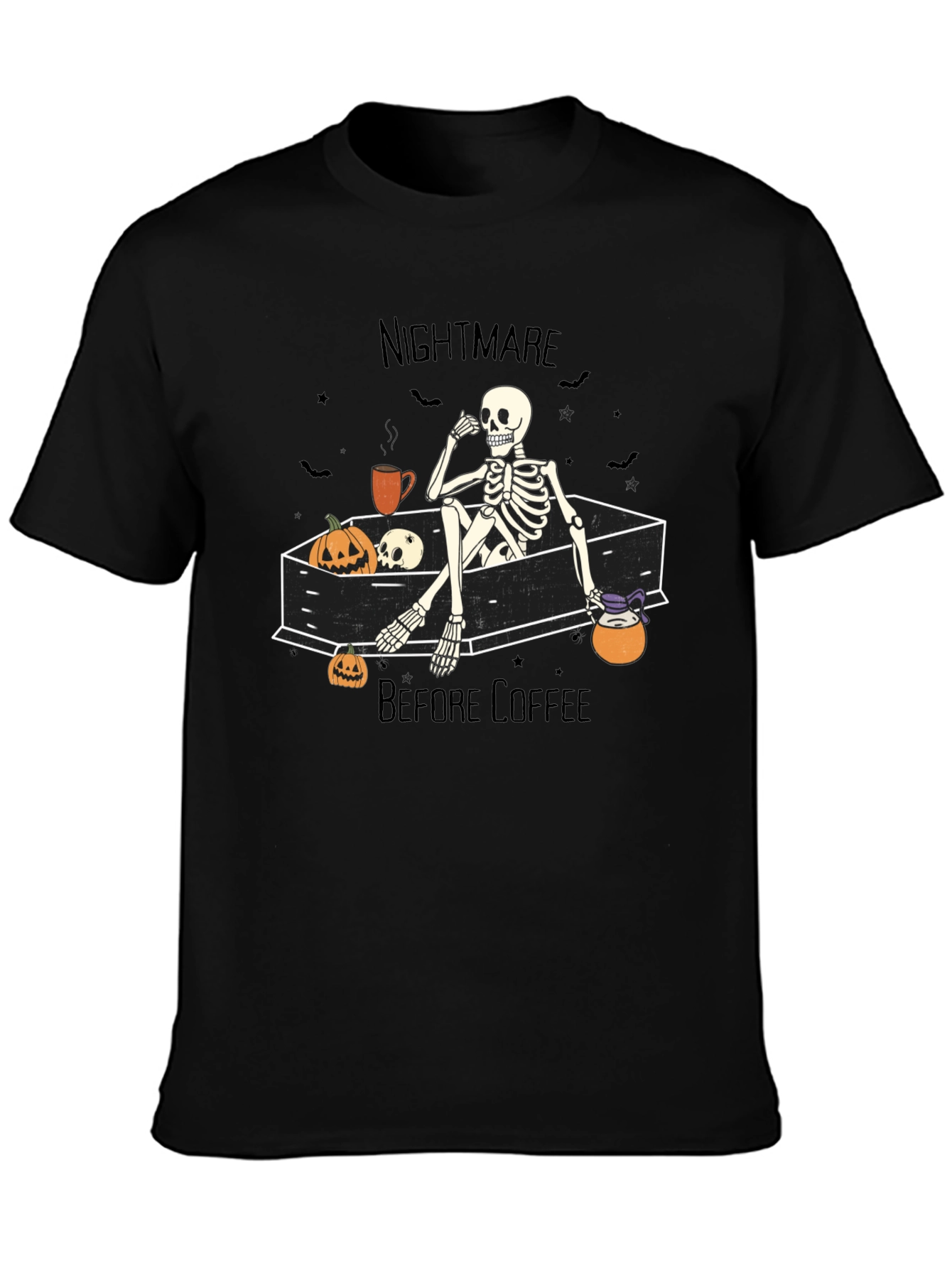 Nightmare Before Coffee Halloween T-Shirt