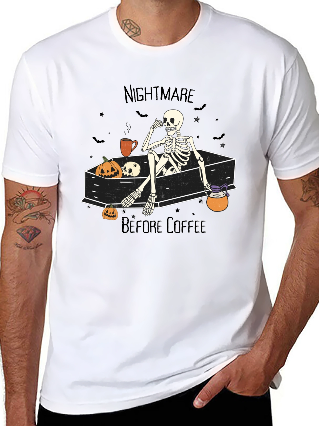 Nightmare Before Coffee Halloween T-Shirt