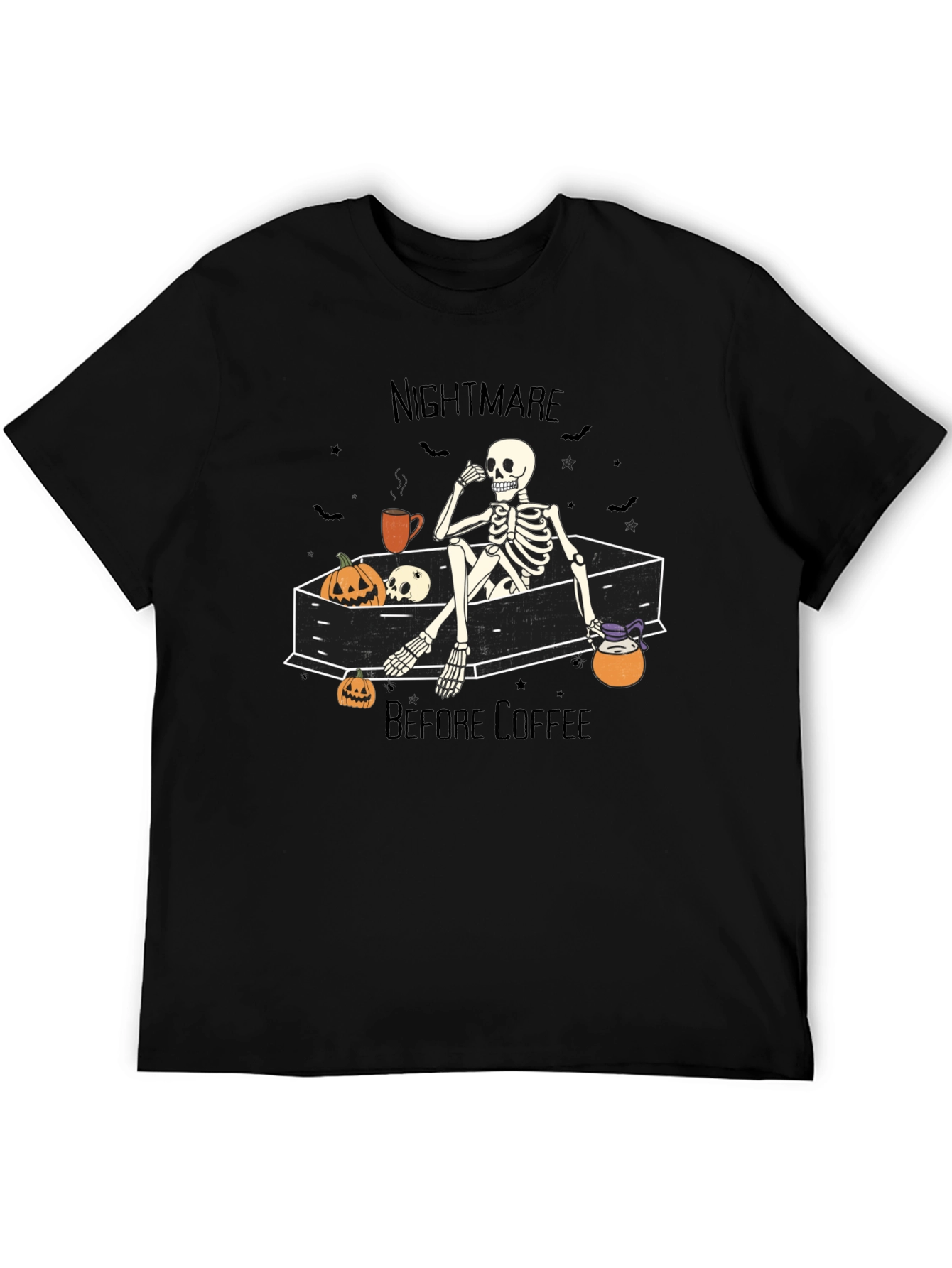Nightmare Before Coffee Halloween T-Shirt