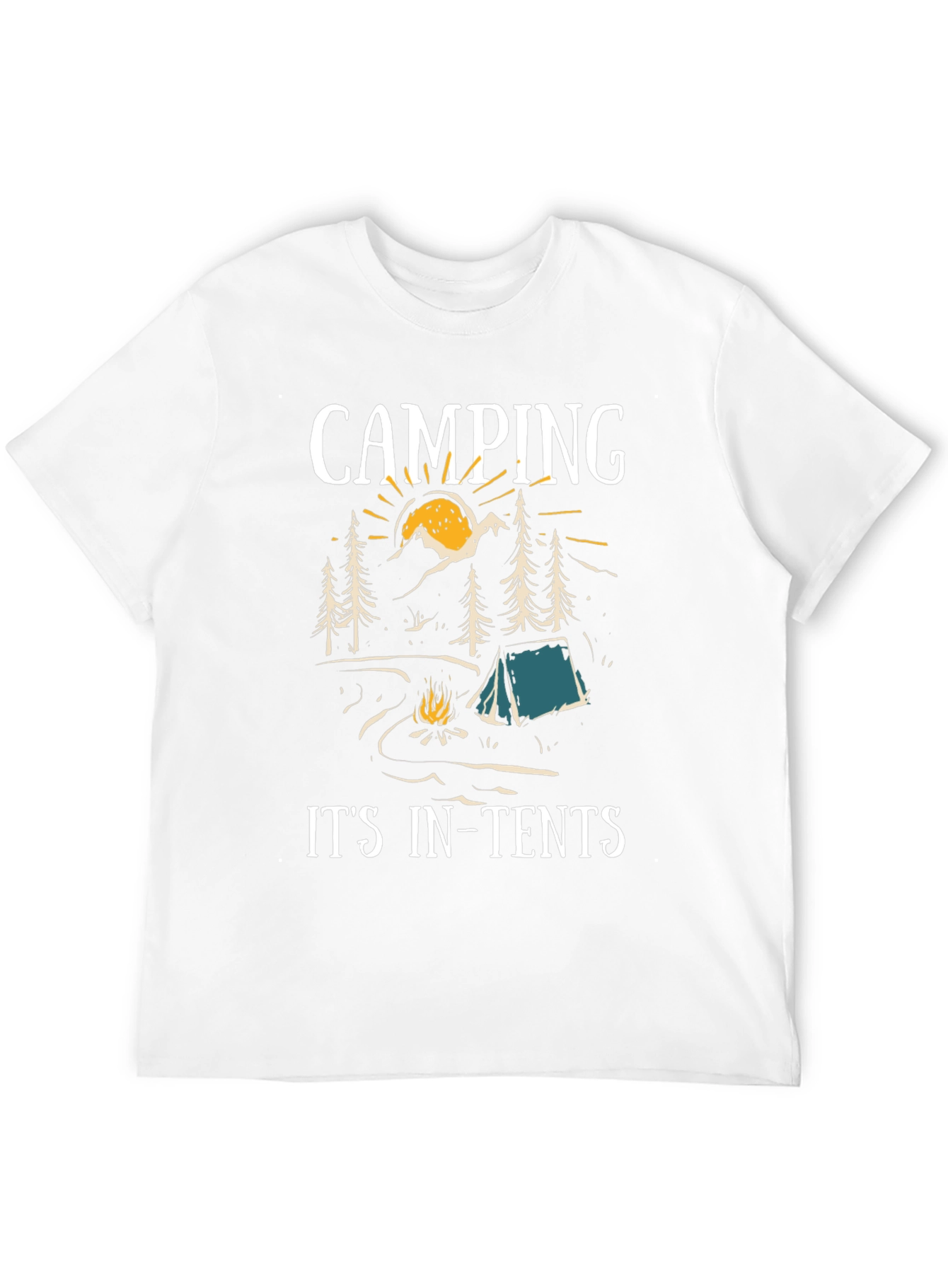 Camping Its In-Tents Graphic Tee