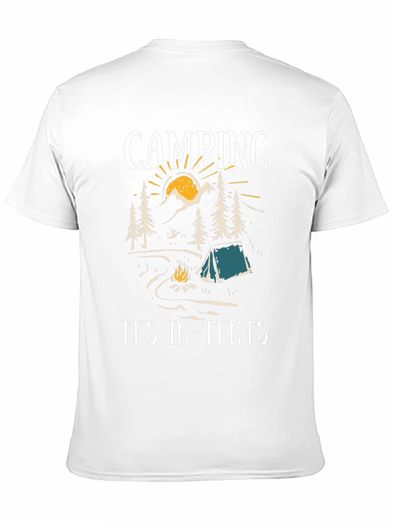 Camping Its In-Tents Graphic Tee