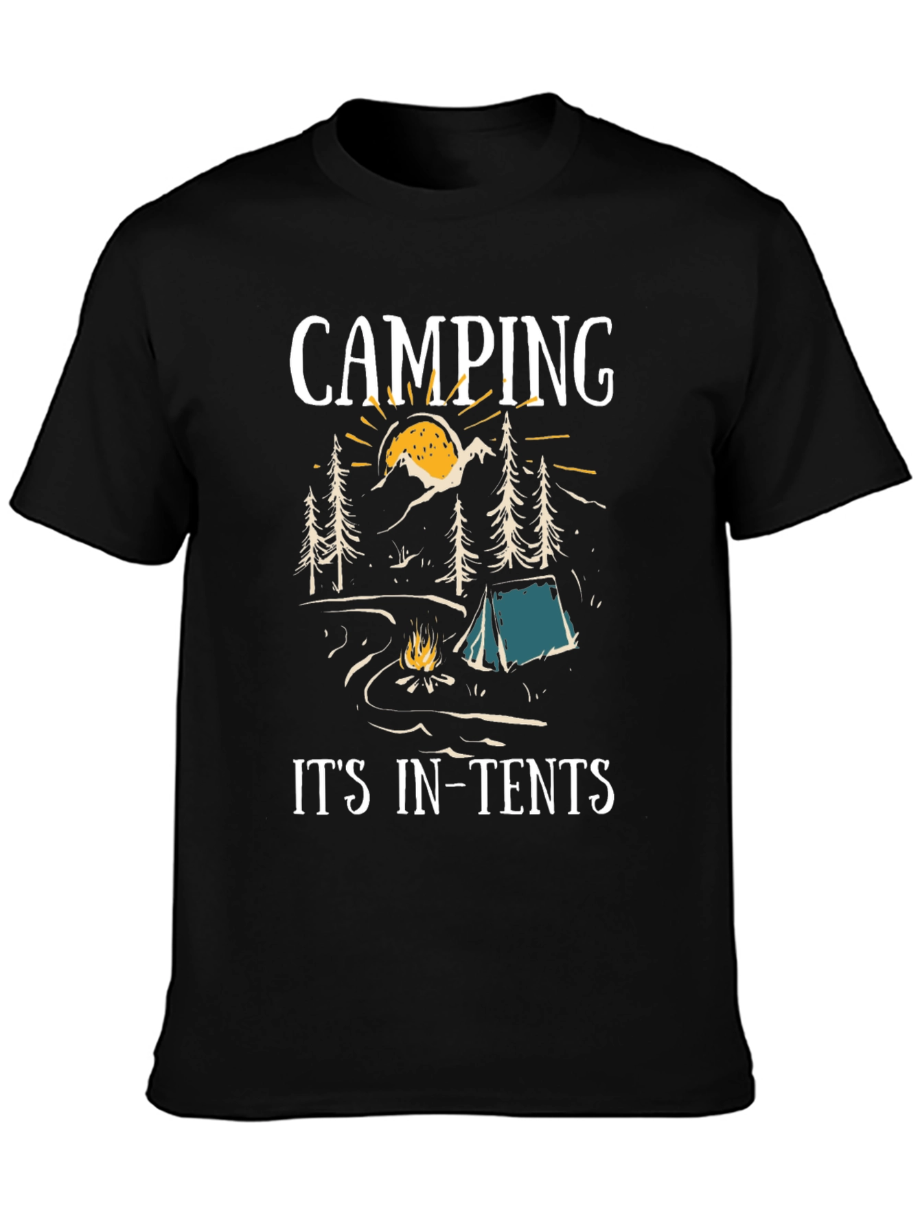 Camping Its In-Tents Graphic Tee