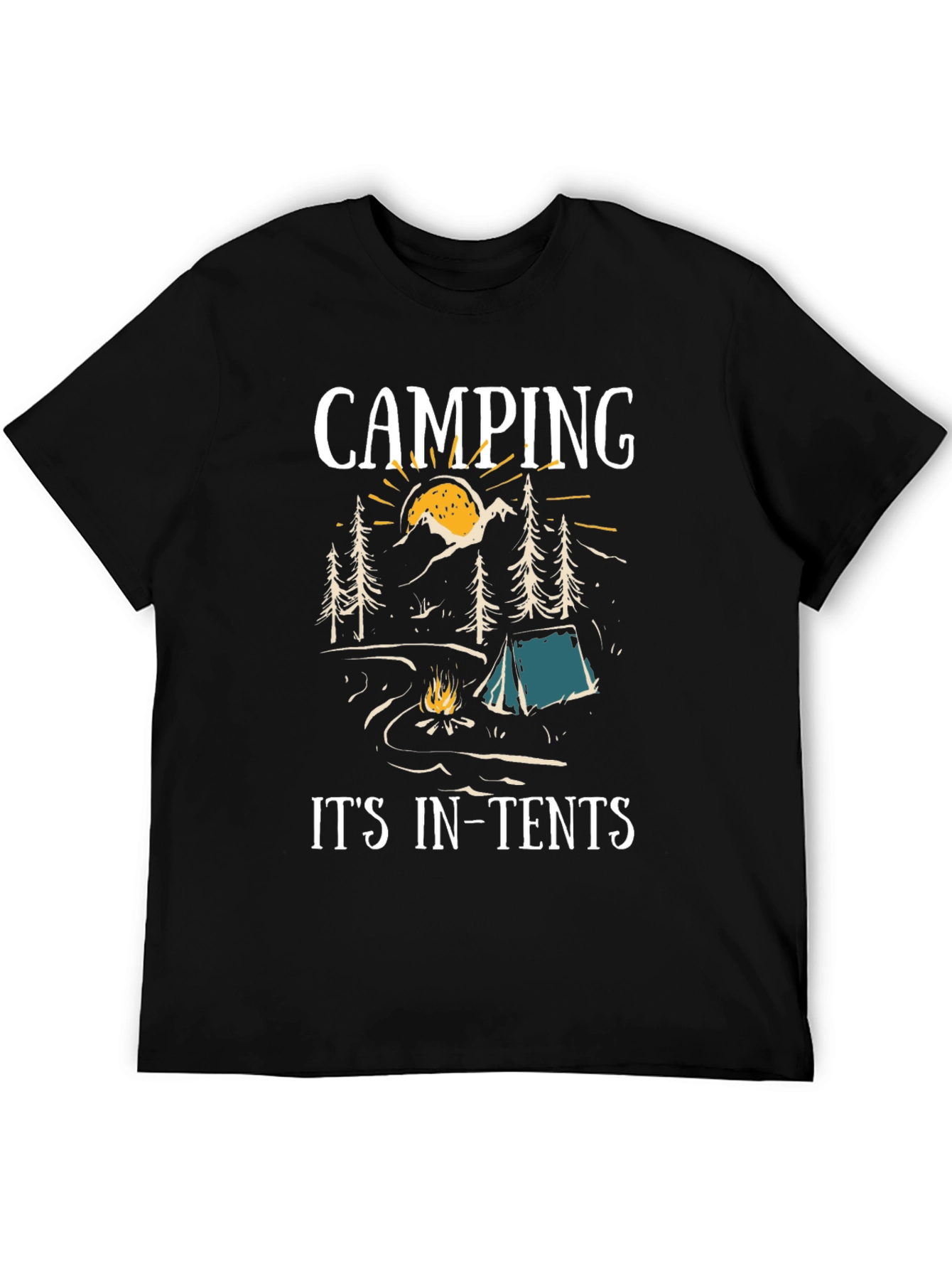 Camping Its In-Tents Graphic Tee