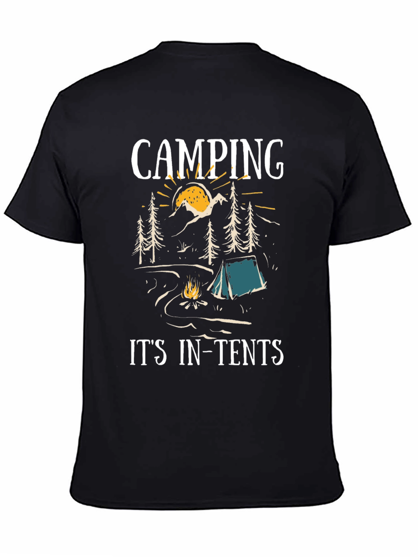 Camping Its In-Tents Graphic Tee