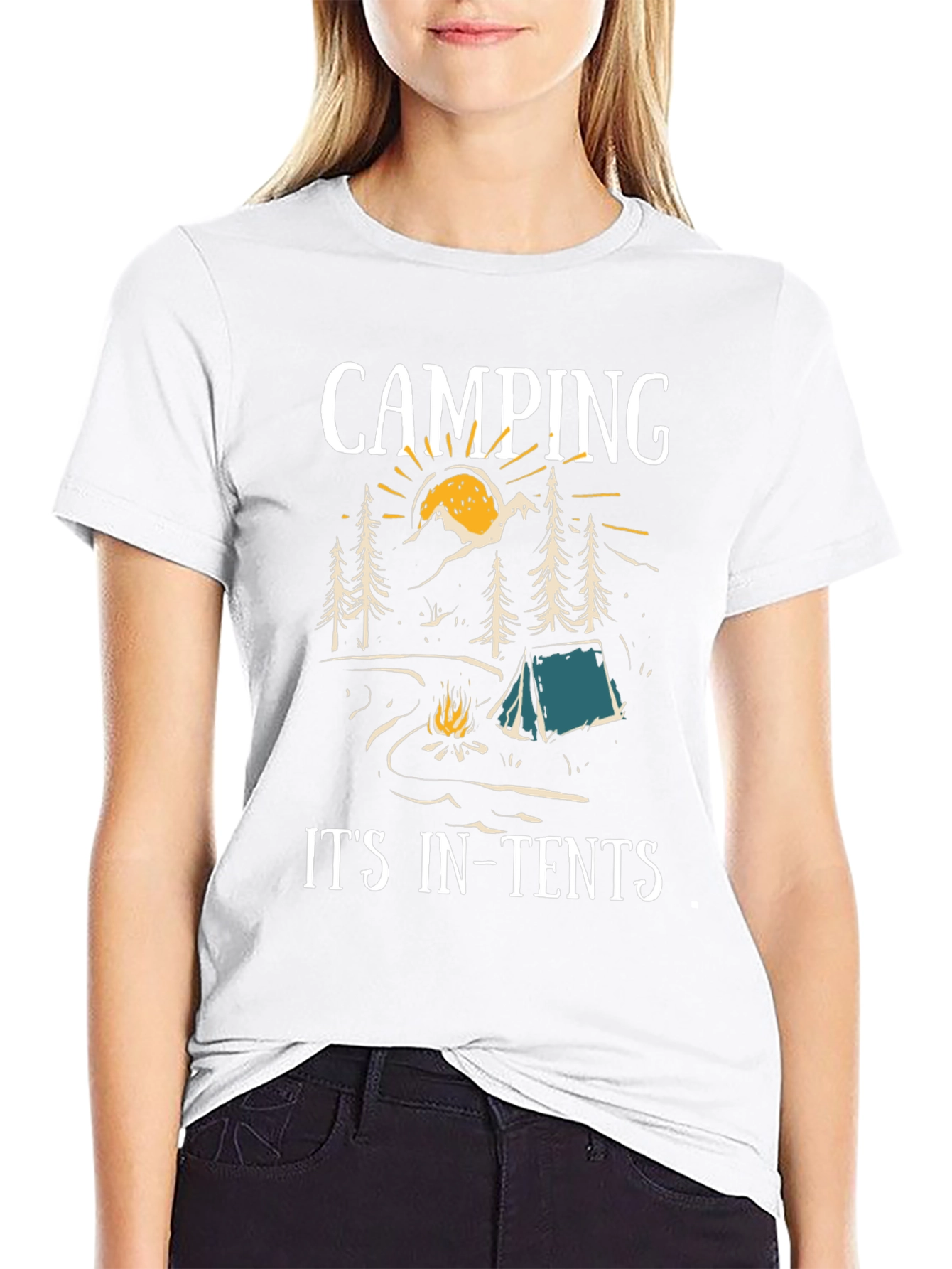 Camping Its In-Tents Graphic Tee