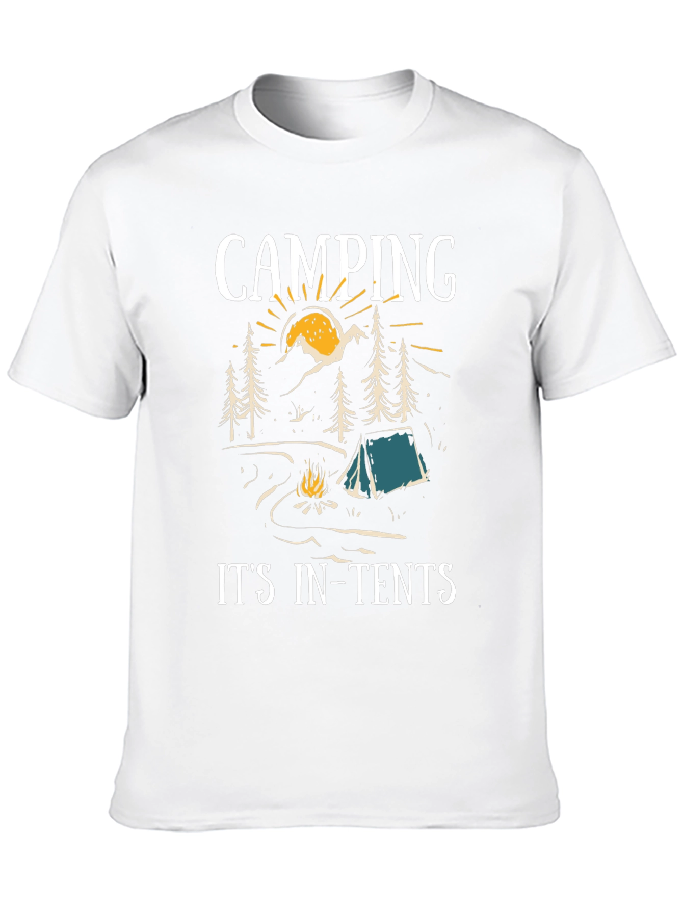 Camping Its In-Tents Graphic Tee