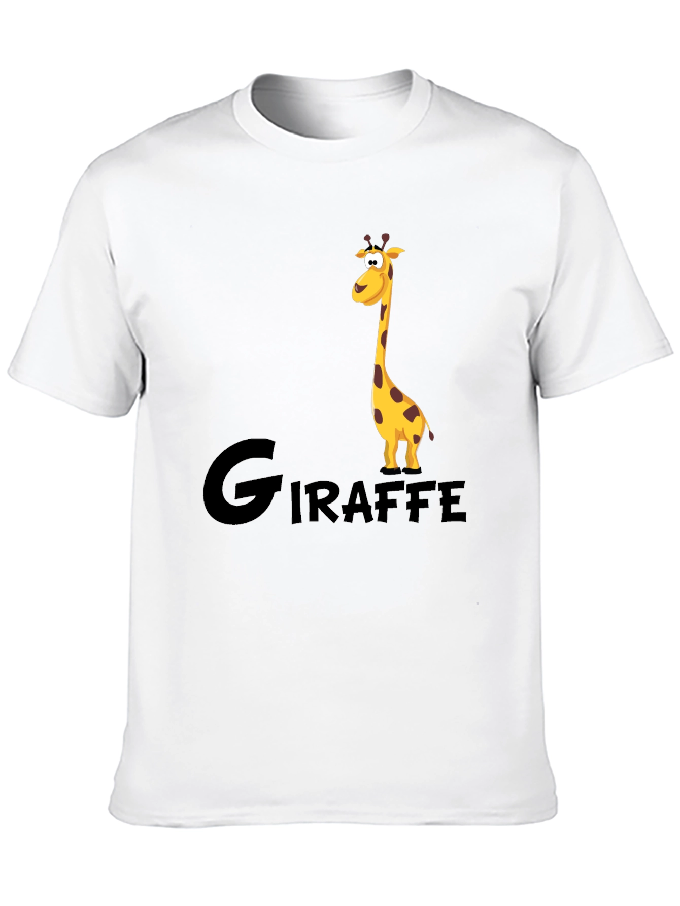 Giraffe Graphic Tee - Cool Animal Print T-Shirt