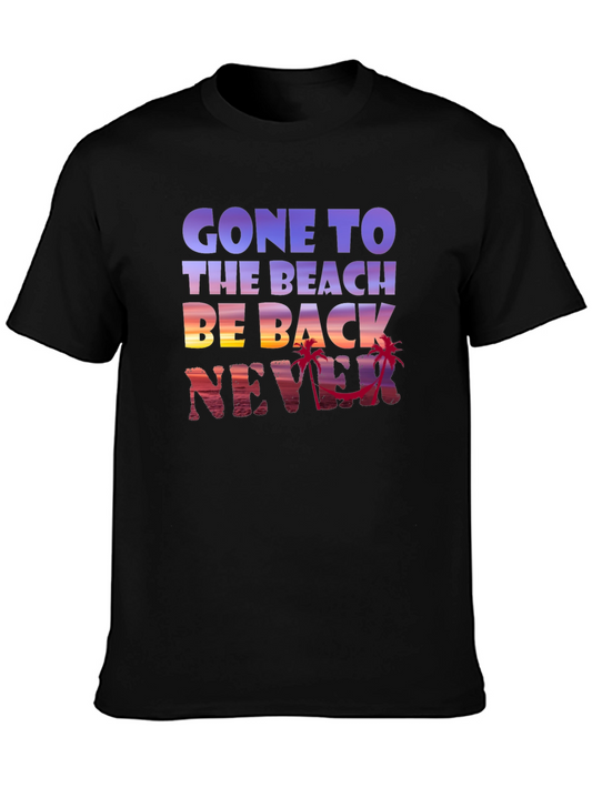 Gone to the Beach Graphic Tee - Never Back!