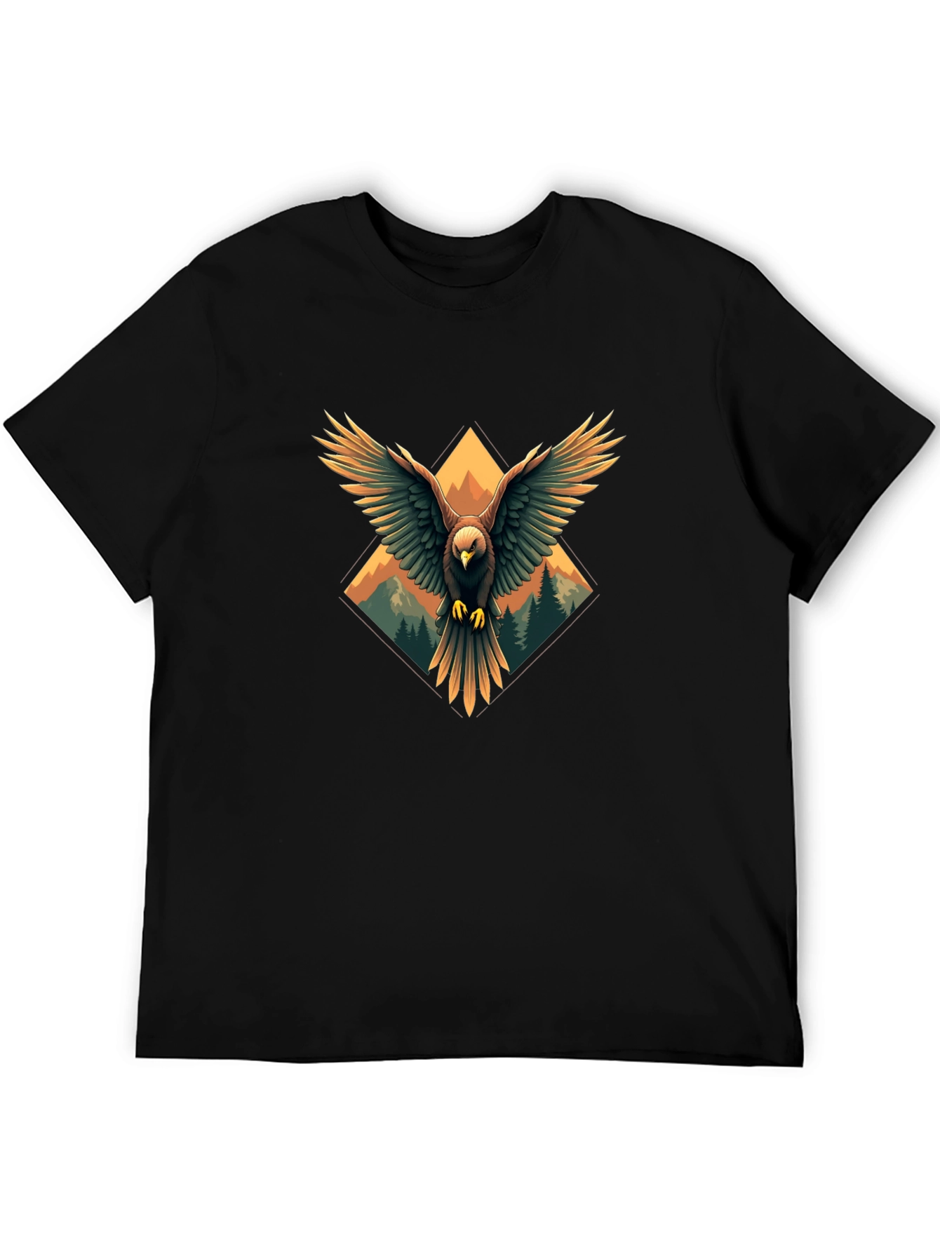 Eagle Graphic Tee - Black