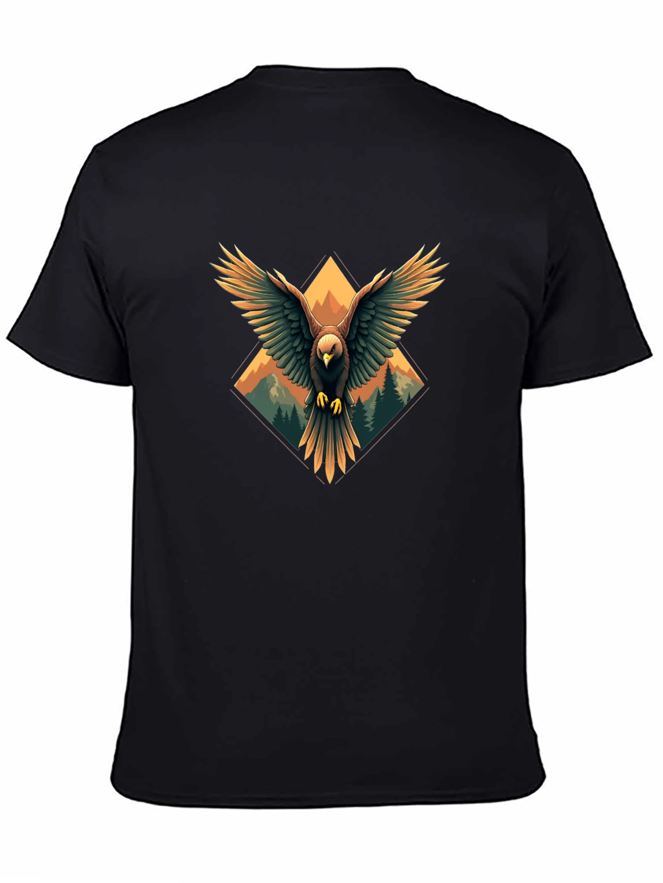 Eagle Graphic Tee - Black