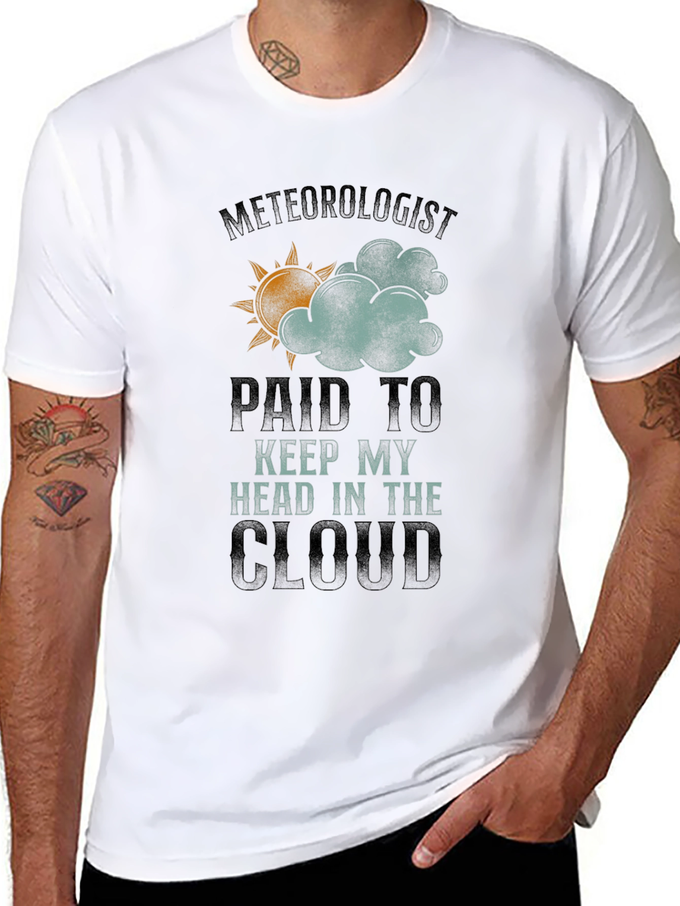 Meteorologist Cloud Graphic T-Shirt
